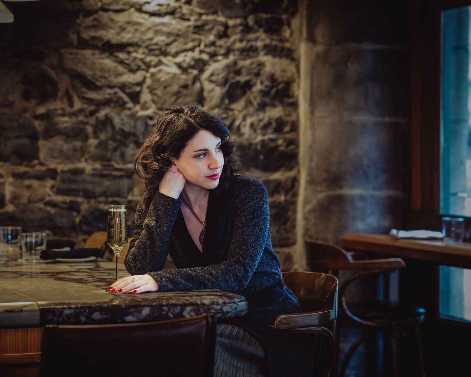 Portrait of Montreal jazz vocalist by Eva Z
