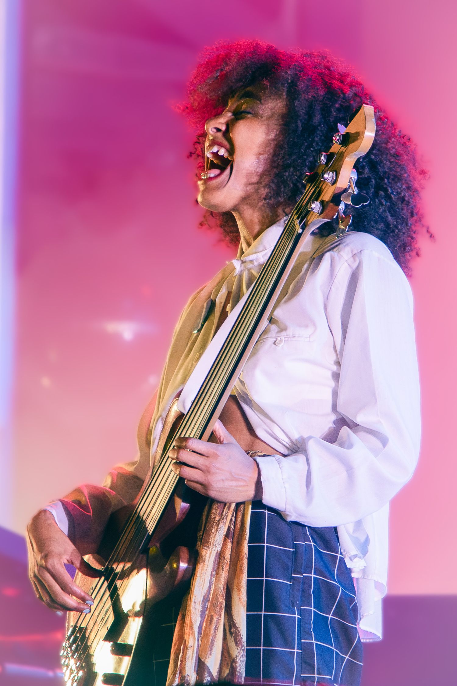 Live Portrait of Esperanza Spalding Montreal Jazz Festival by Eva Z