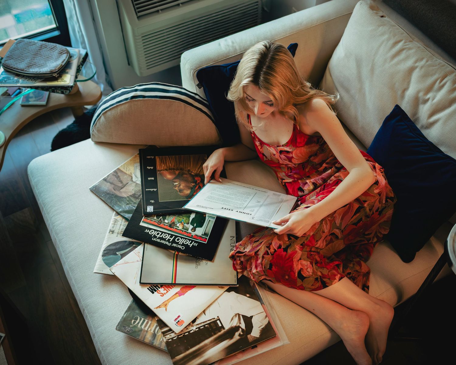Editorial portrait of Montreal jazz vocalist by Eva Z