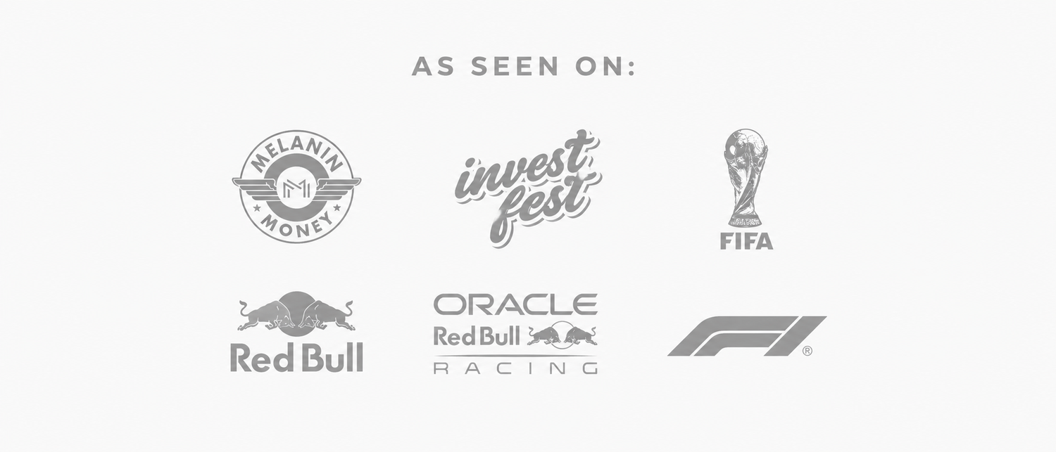 Logos of Roland Garros, InvestFest, FIFA, Red Bull, Oracle Red Bull Racing, and Formula 1 as seen on media partners.