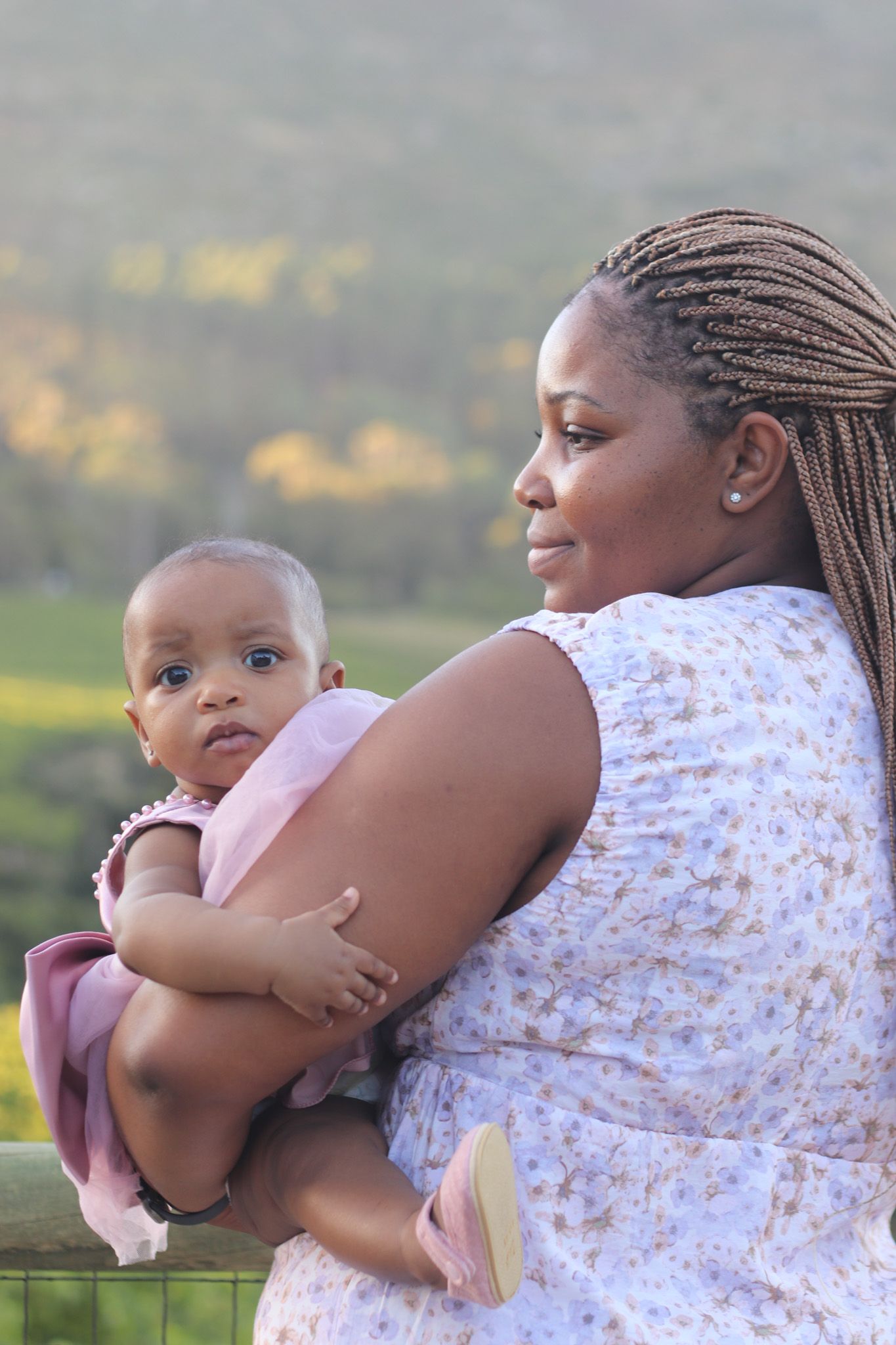 Beautiful image of a mother and daughter