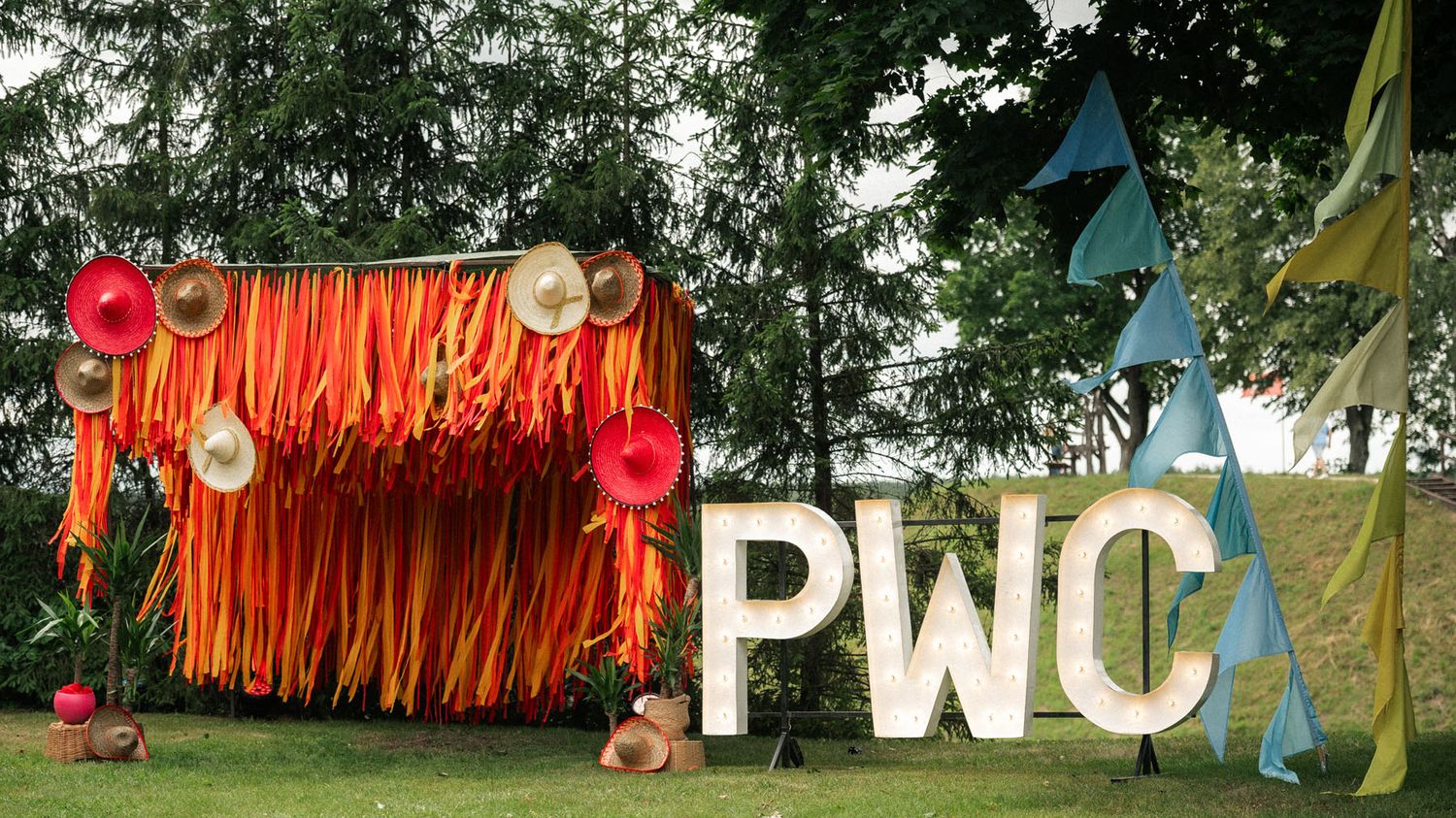 PWC Mexican Summer Party 2026 outdoor event setup