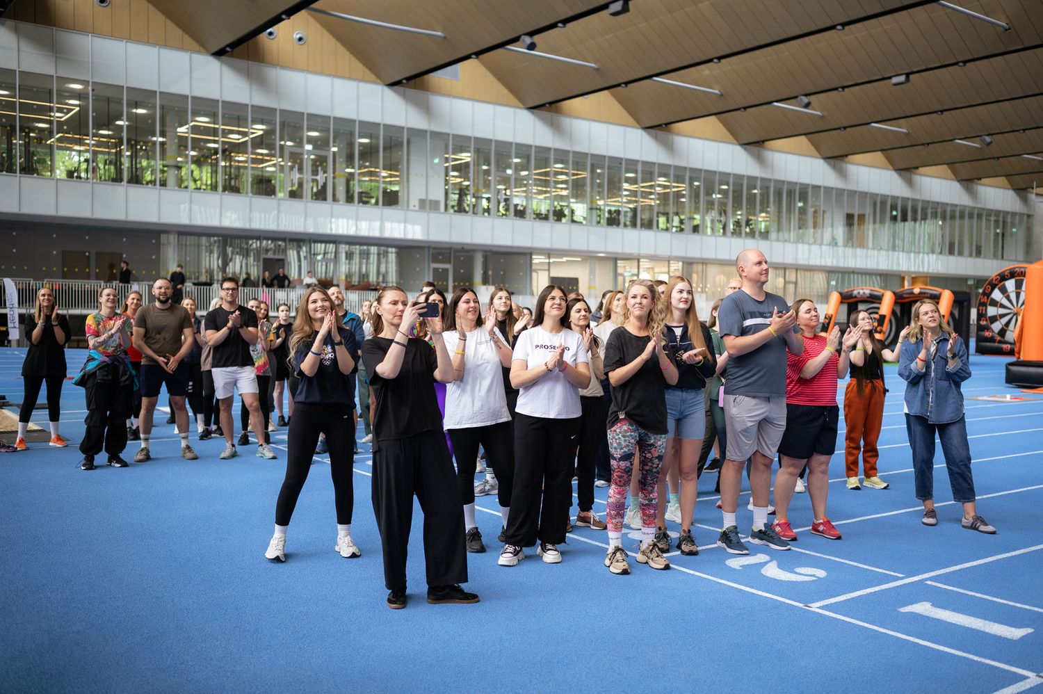 HEADEX Group employees taking part in a team activity
