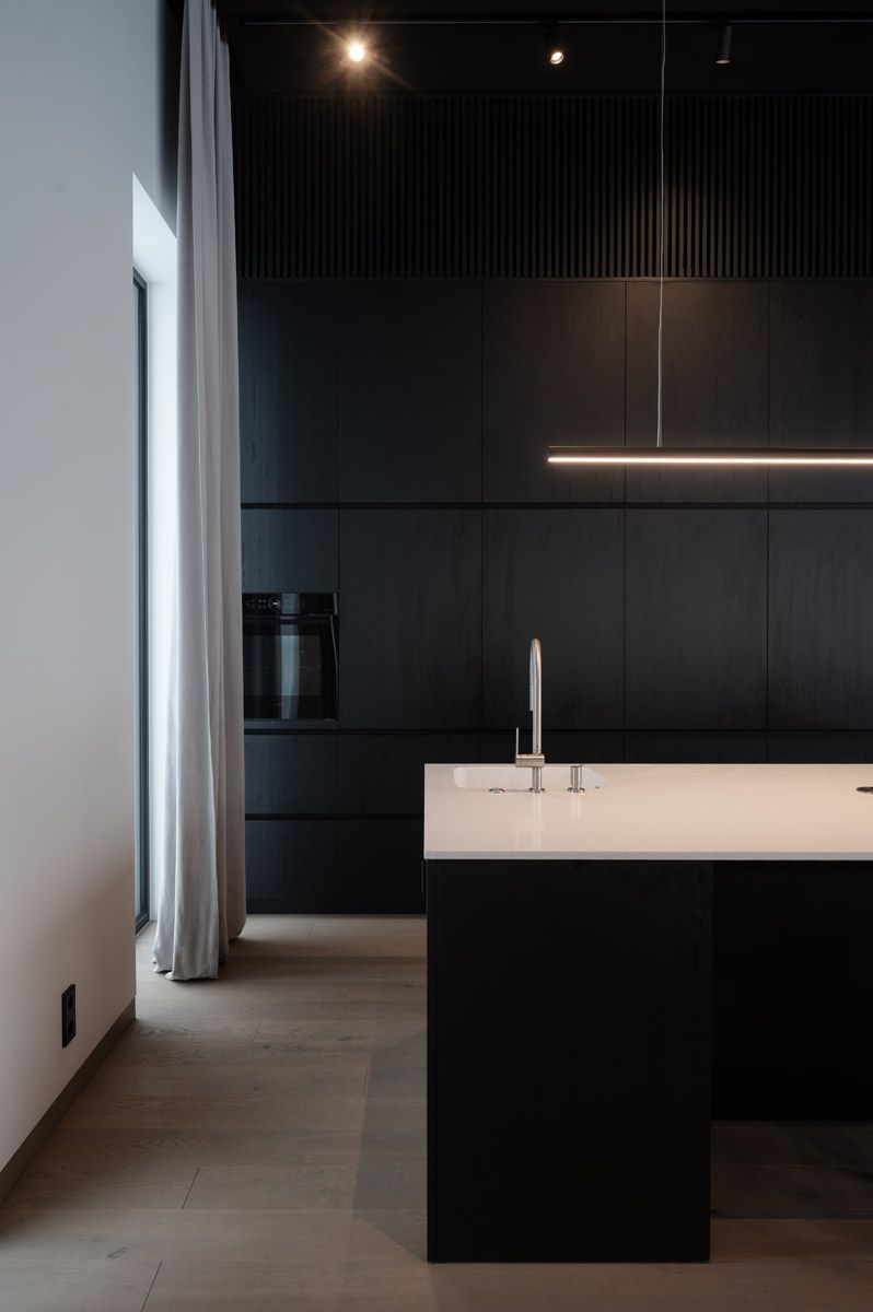 Contemporary private house interior in Riešė near Vilnius