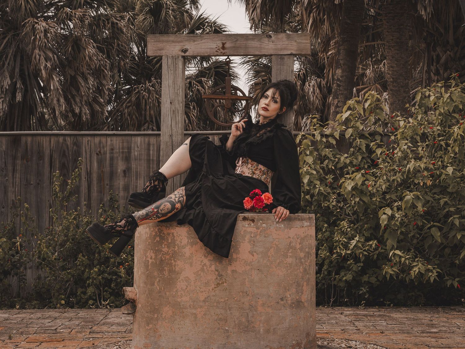 An outdoor creative portrait session by JRange Photography
