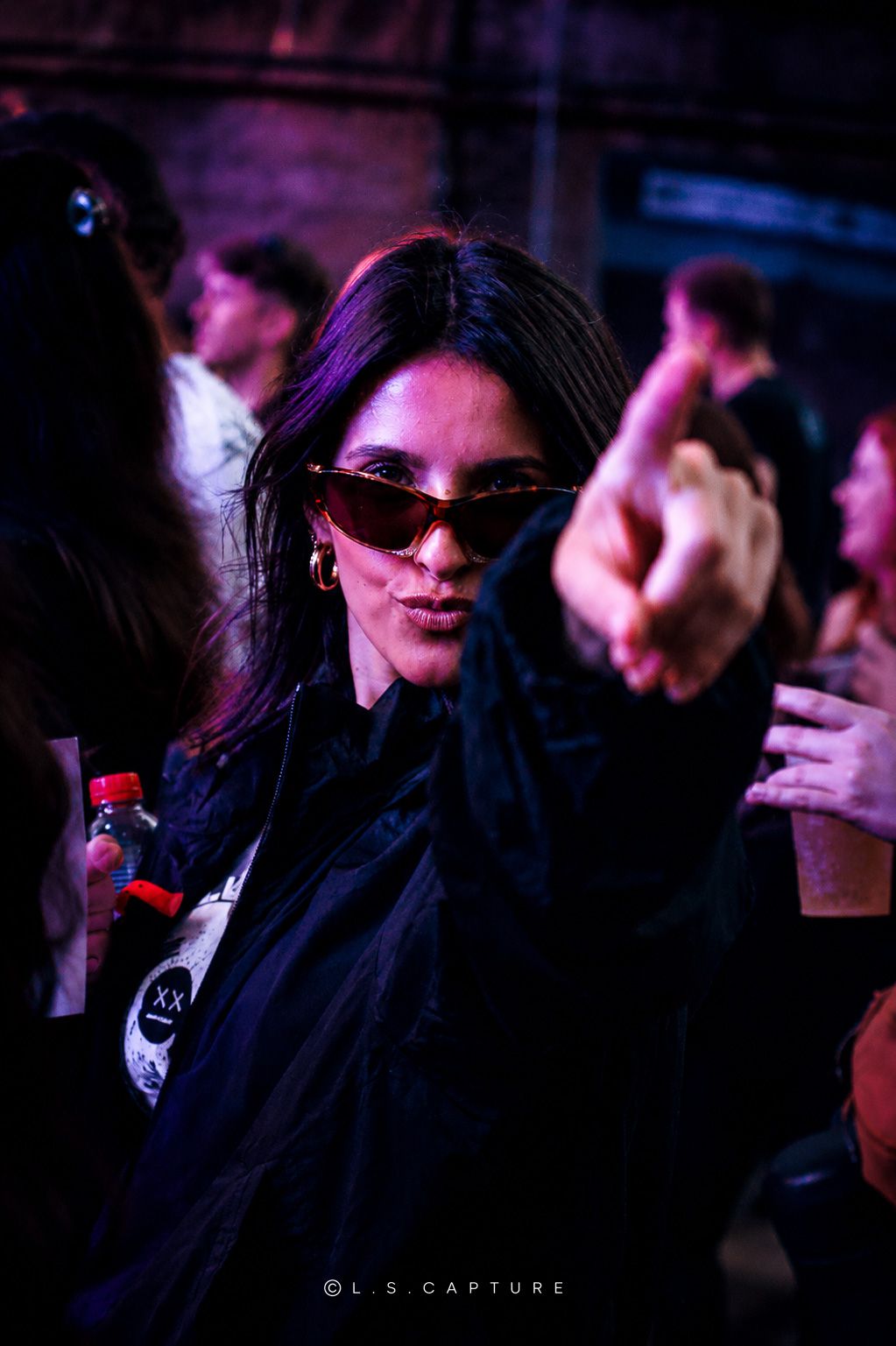 Portrait public femme en festival en wallonie à Liège