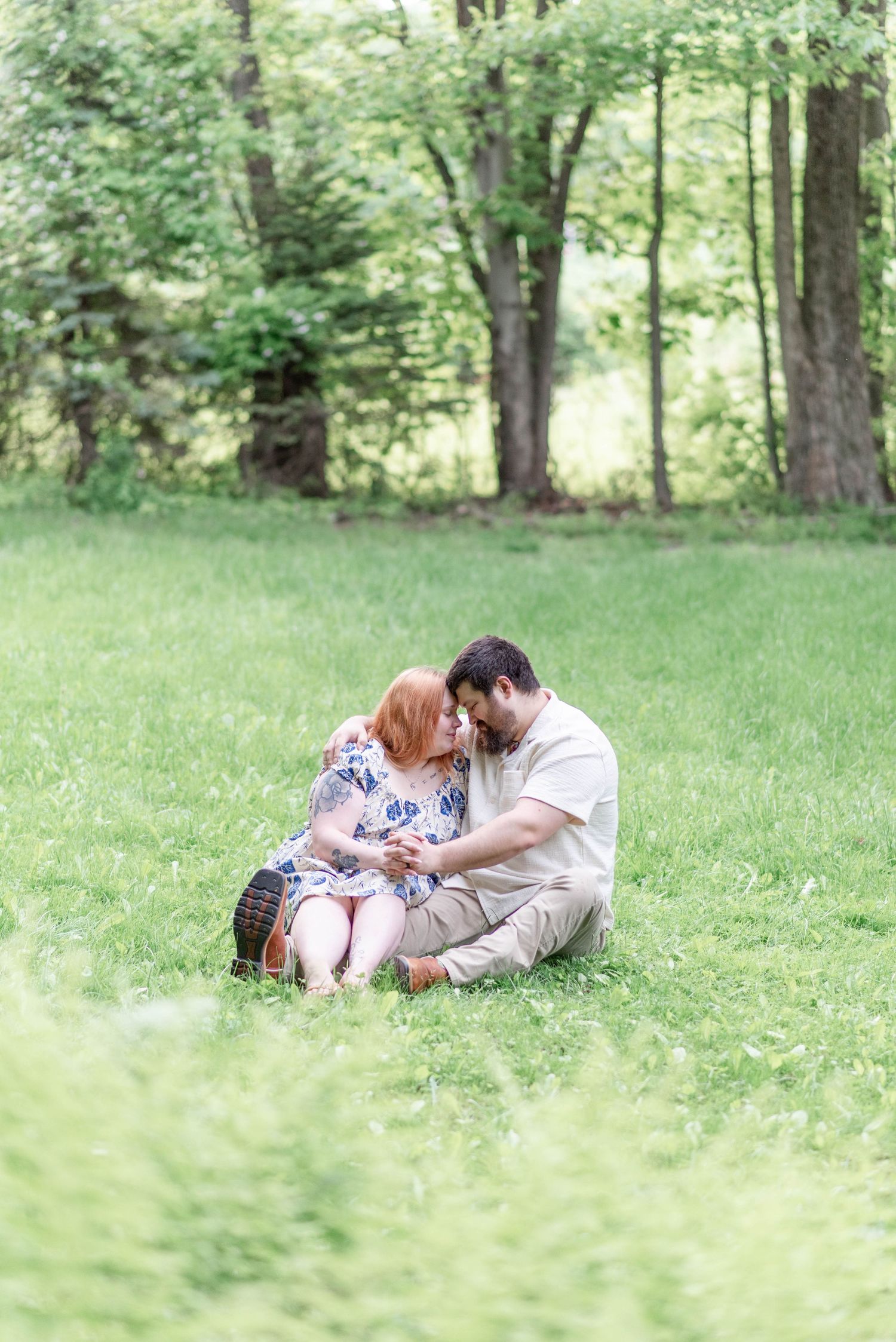Engagement photo in Johnstown, Pennsylvania