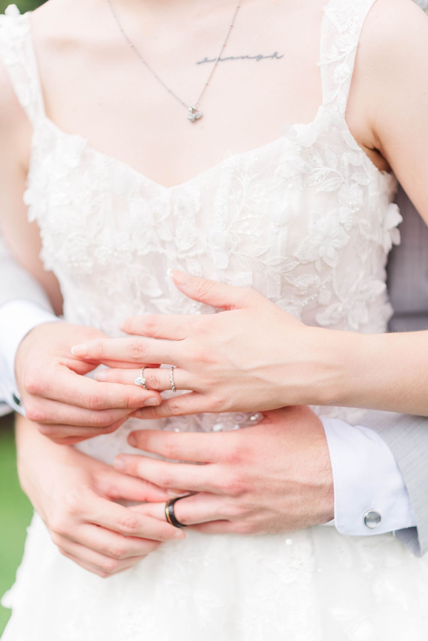 Ring photos with bride and groom in Johnstown, Pennsylvania