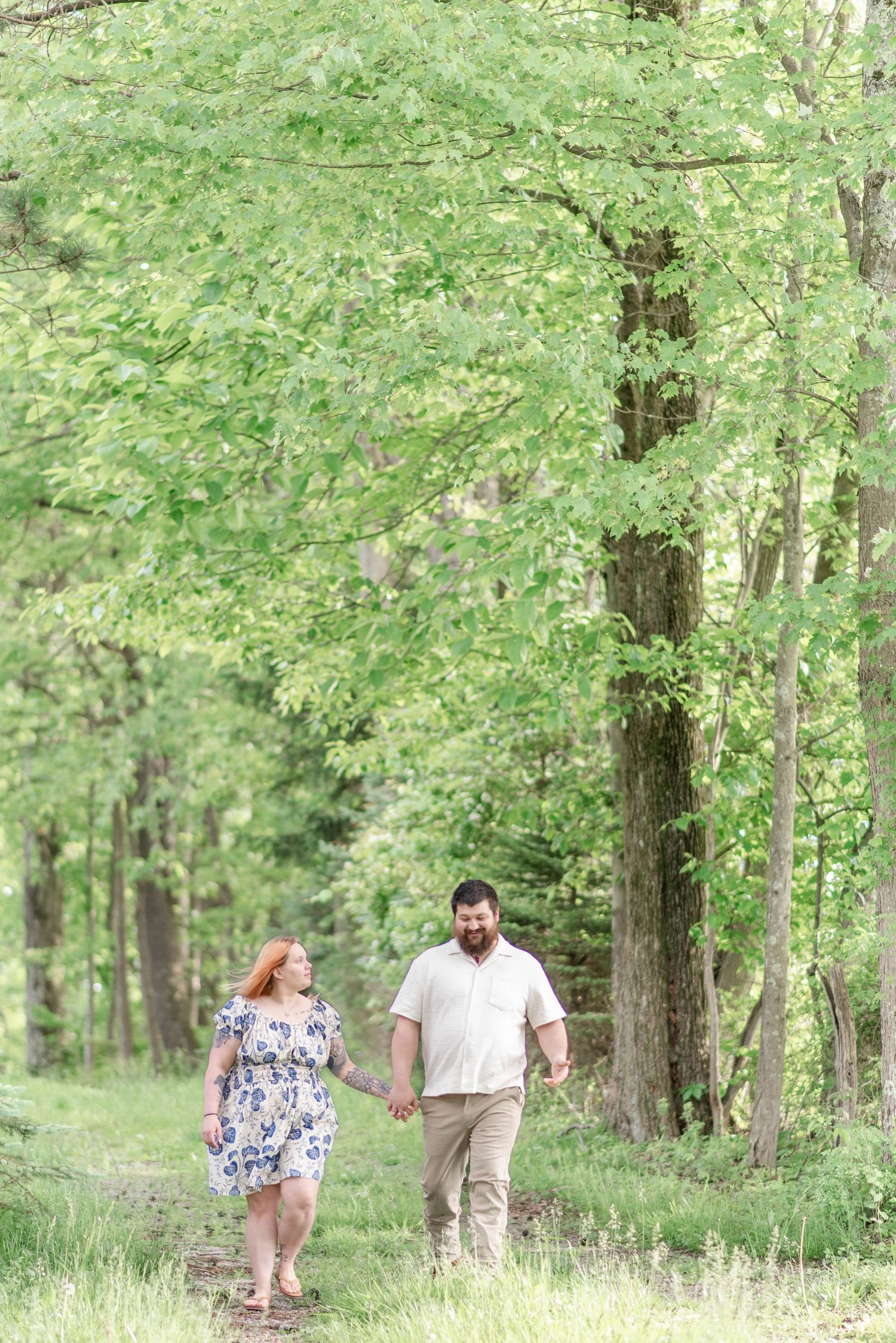 Engagement photo in Johnstown, Pennsylvania