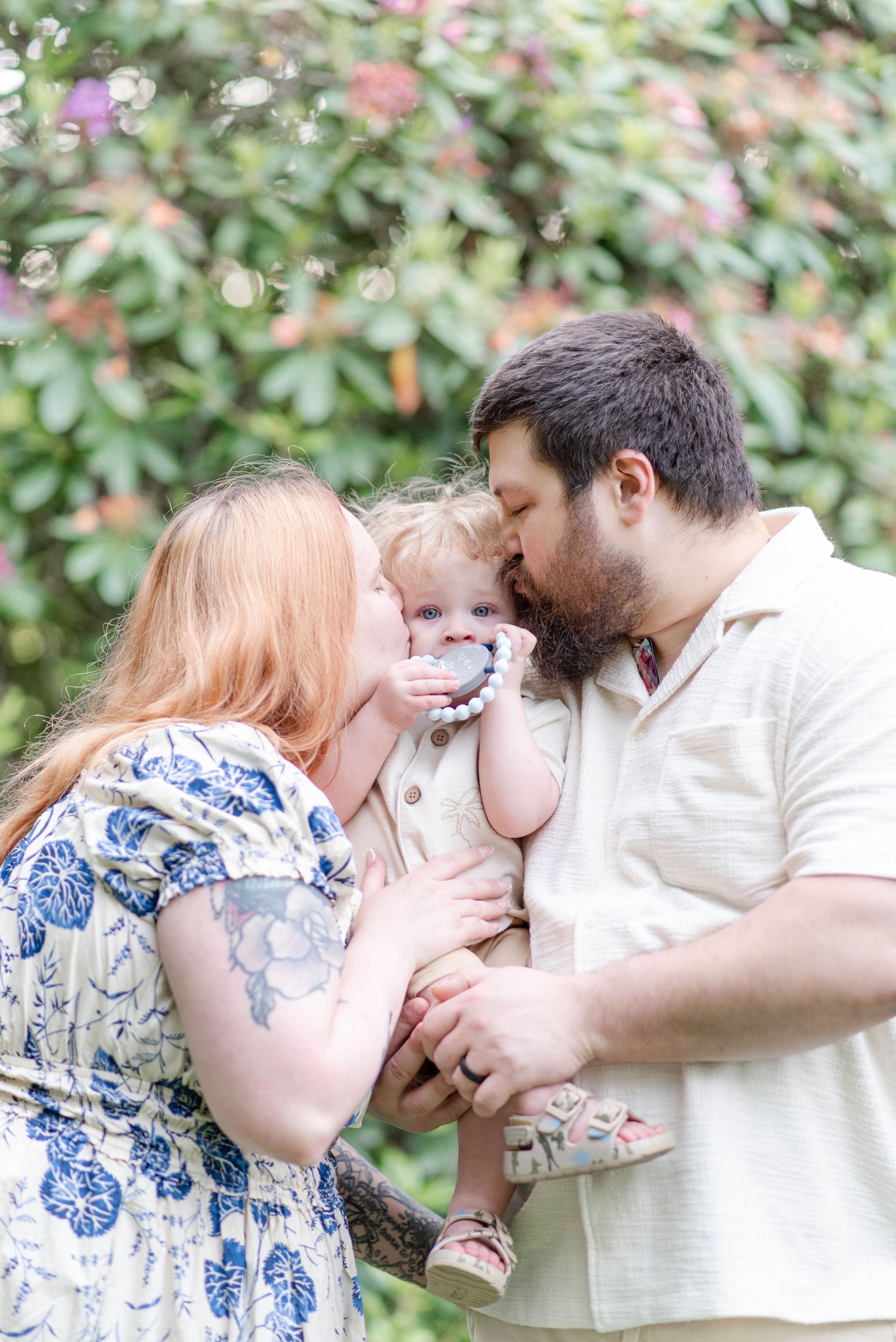 Family photo with toddler in Johnstown, Pennsylvania