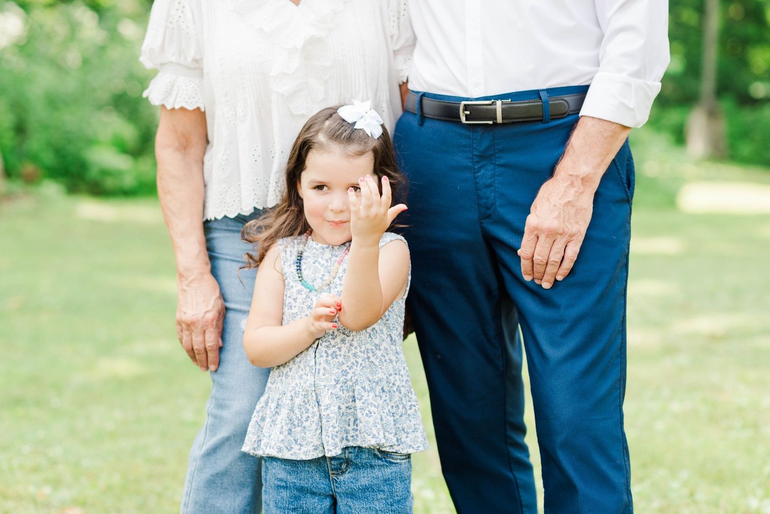 Family photo with grandparents in Johnstown, Pennsylvania
