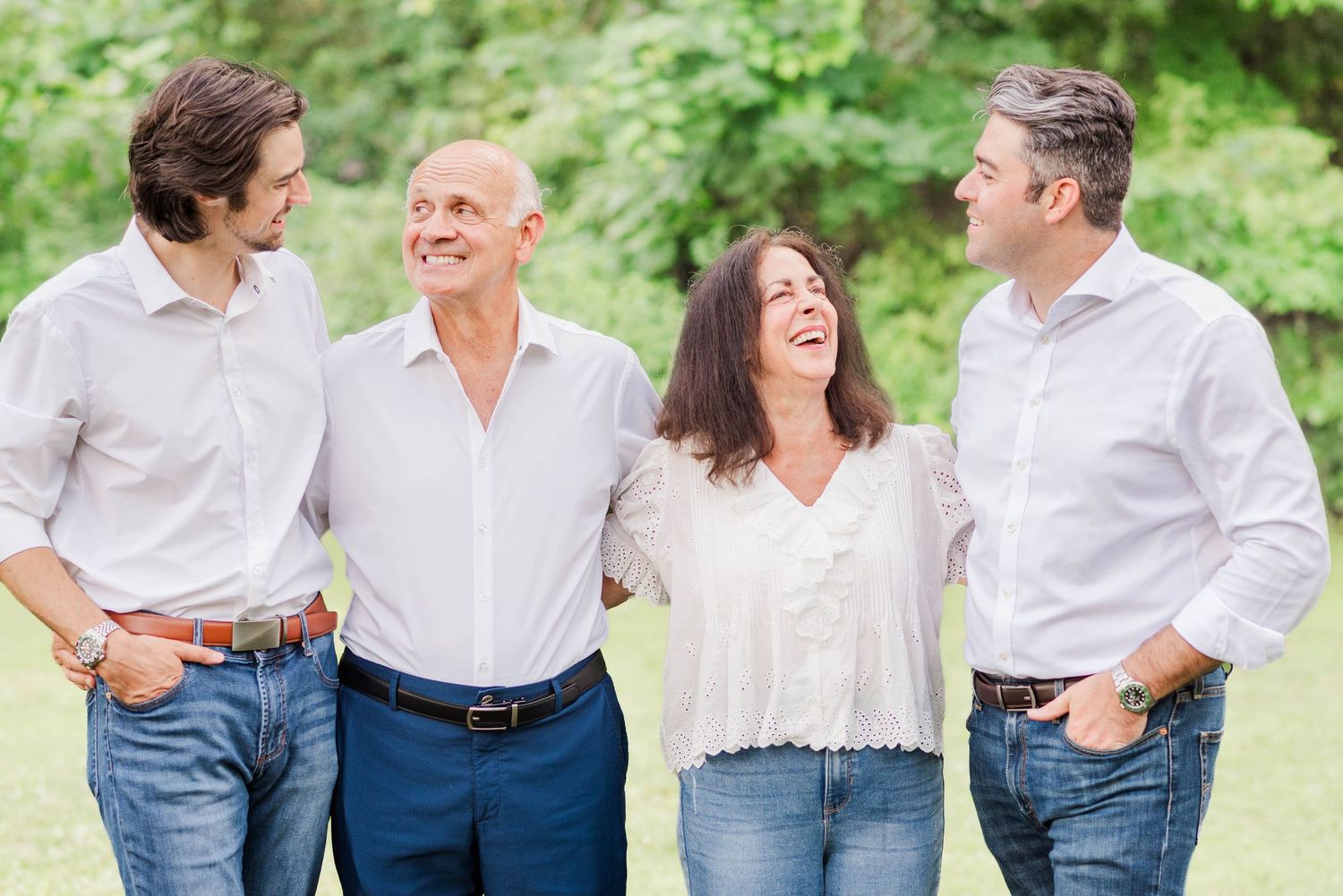 Family photo in Johnstown, Pennsylvania