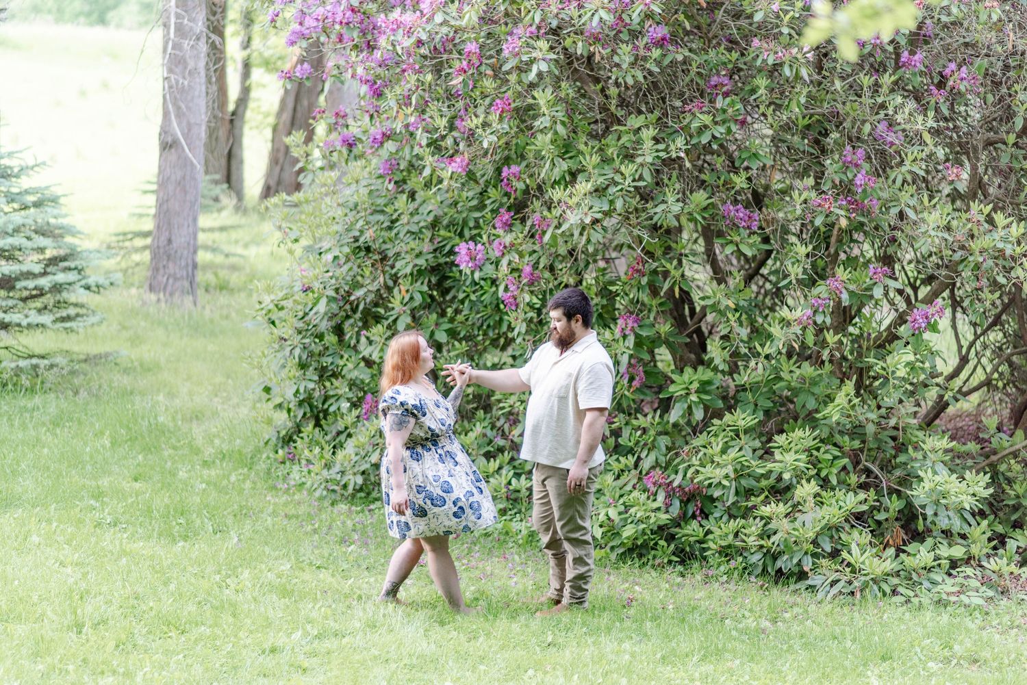 Engagement photo in Johnstown, Pennsylvania