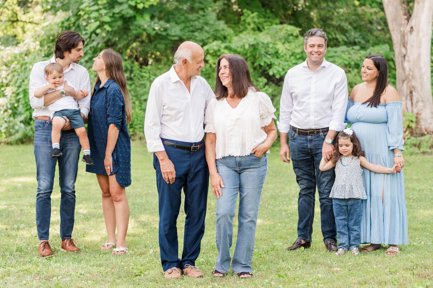 Multi generational family photo in Johnstown, Pennsylvania