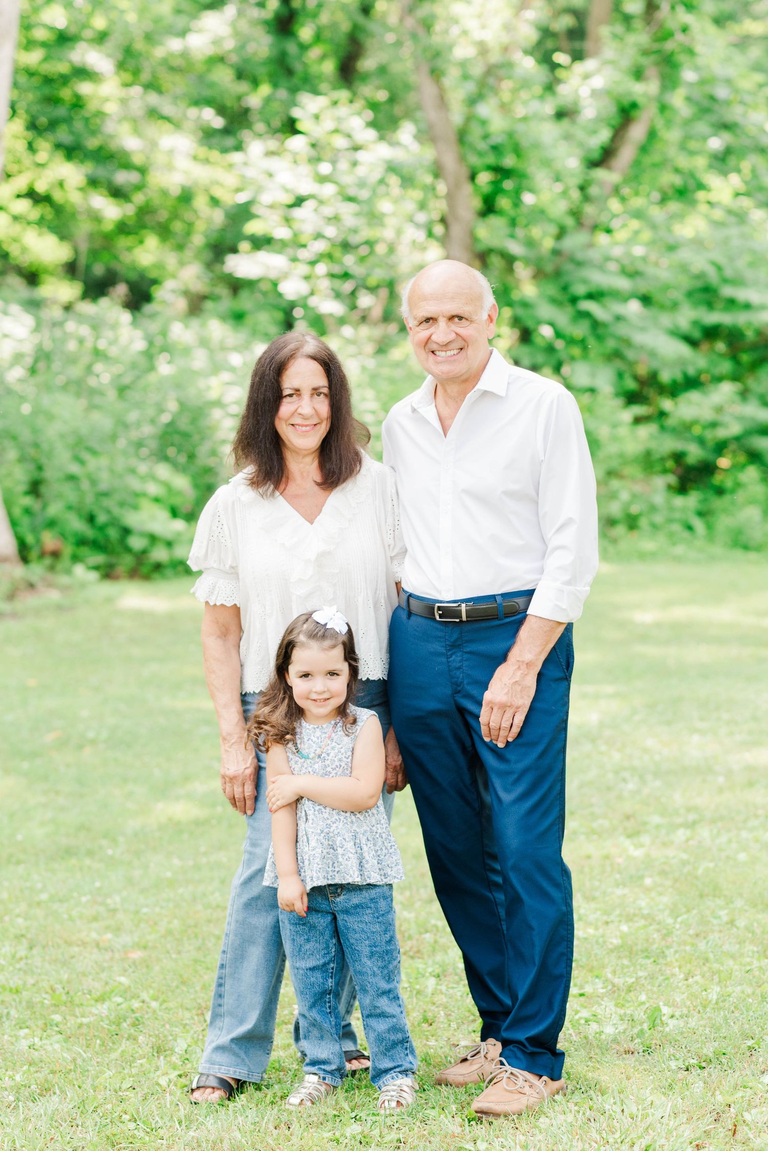 Family photo with grandparents in Johnstown, Pennsylvania