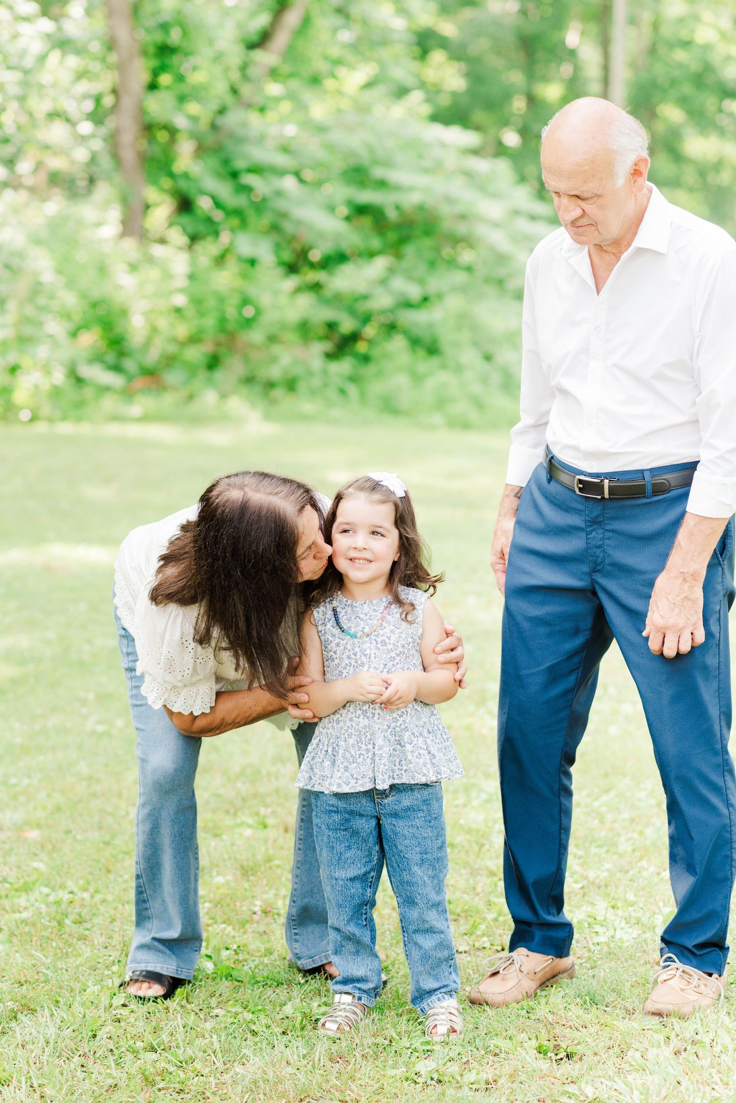 Family photo with grandparents in Johnstown, Pennsylvania