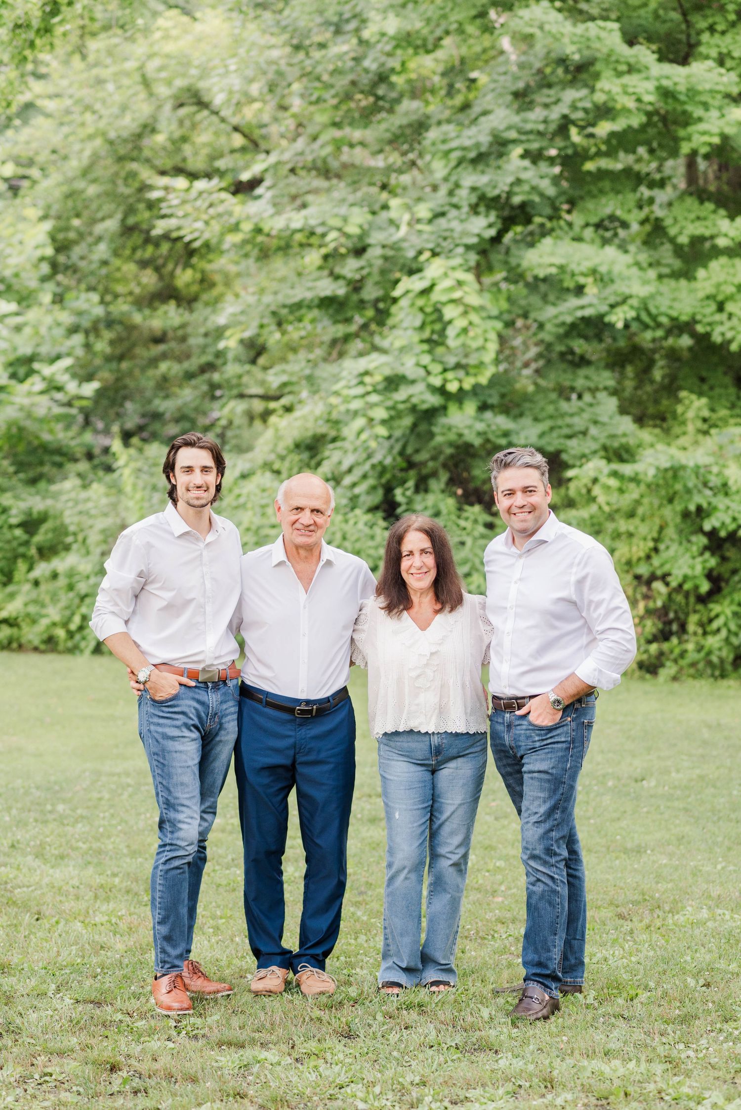 Family photo in Johnstown, Pennsylvania