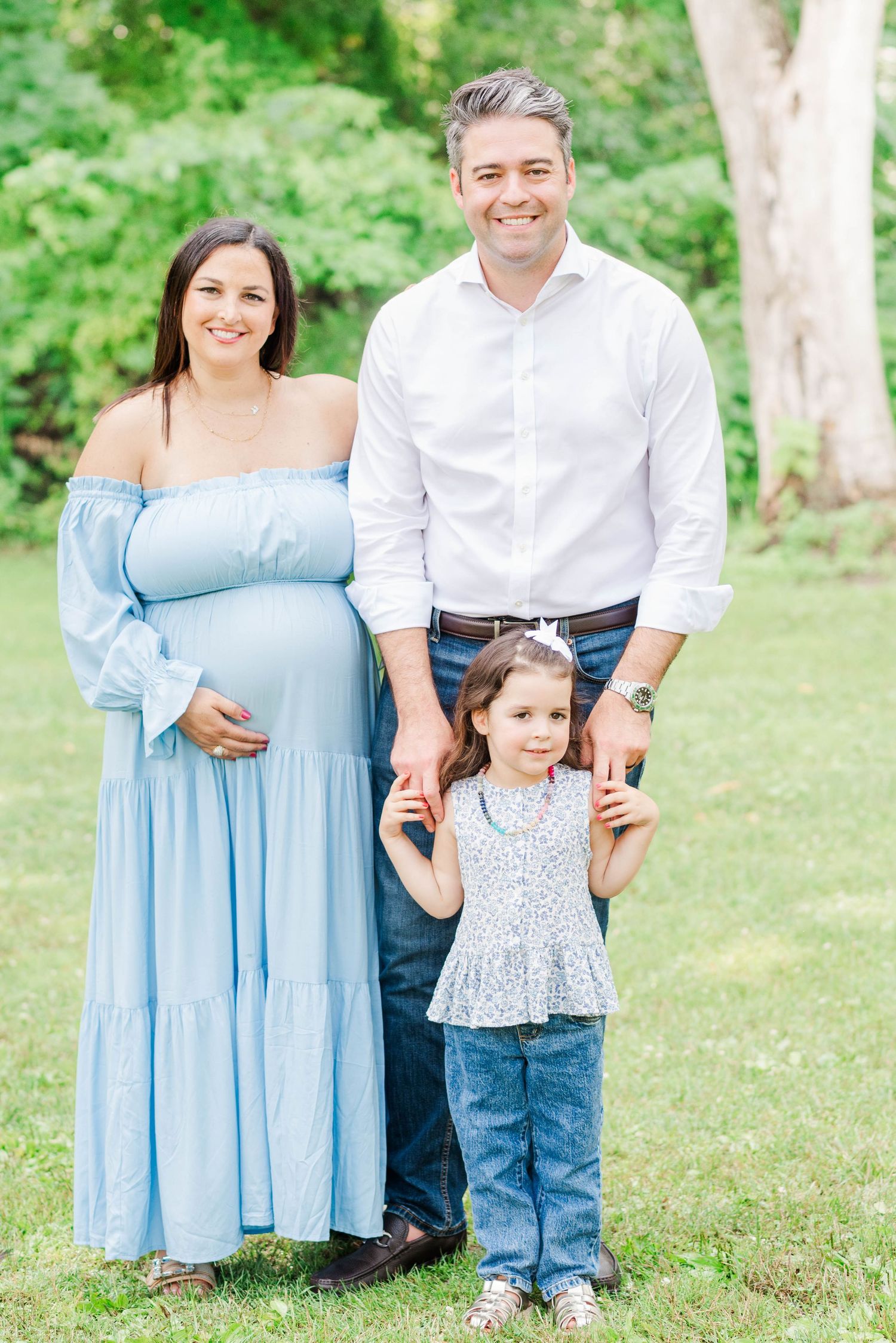 Family photo in Johnstown, Pennsylvania