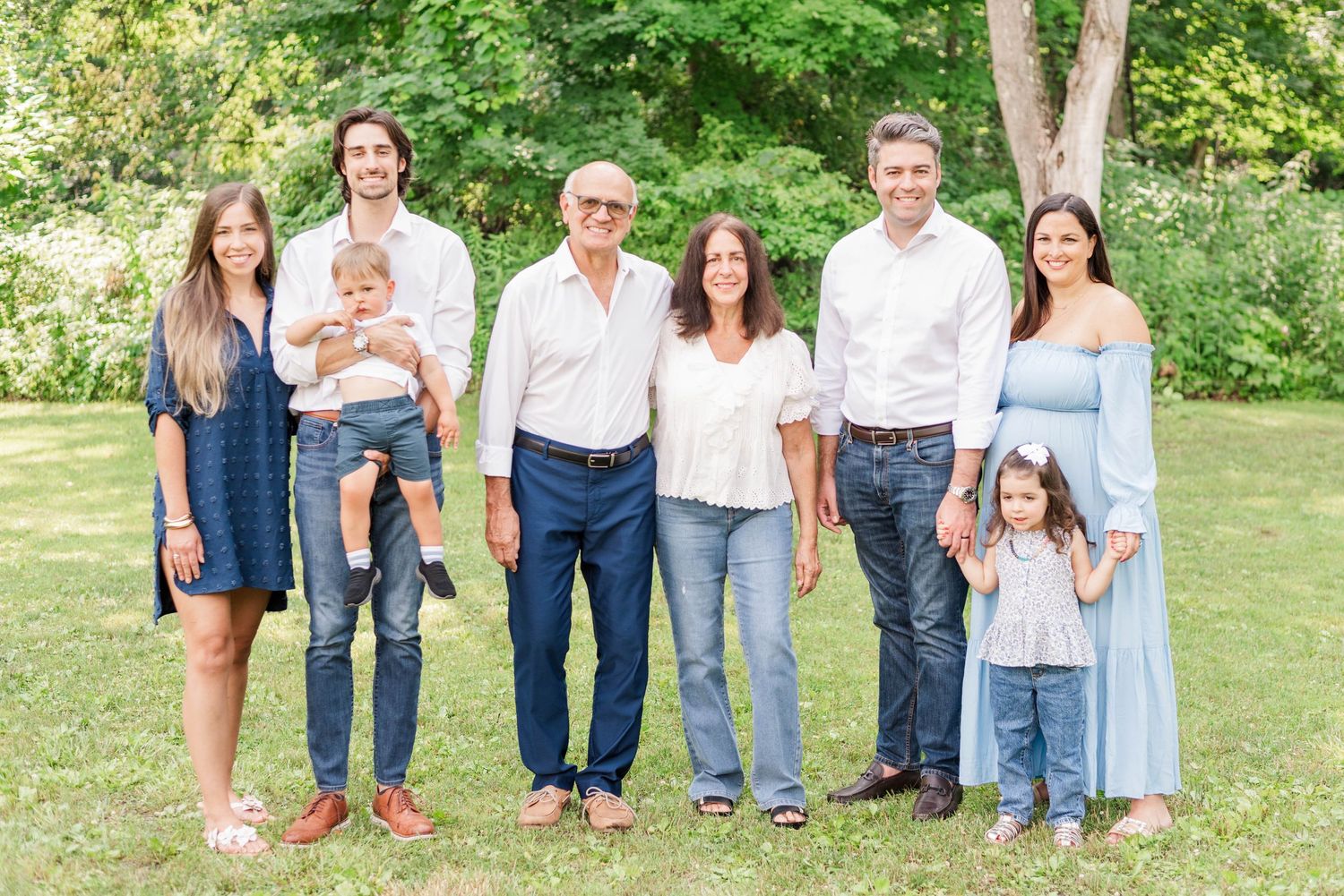 Family photo in Johnstown, Pennsylvania