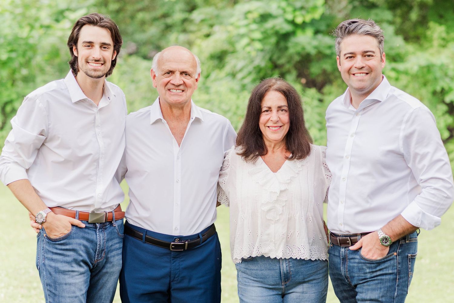 Family photo in Johnstown, Pennsylvania