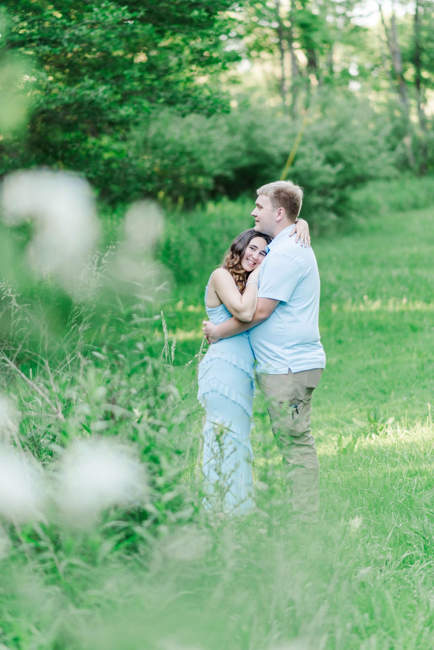 Engagement photo at Quemahoning Family Recreation in Johnstown, Pennsylvania