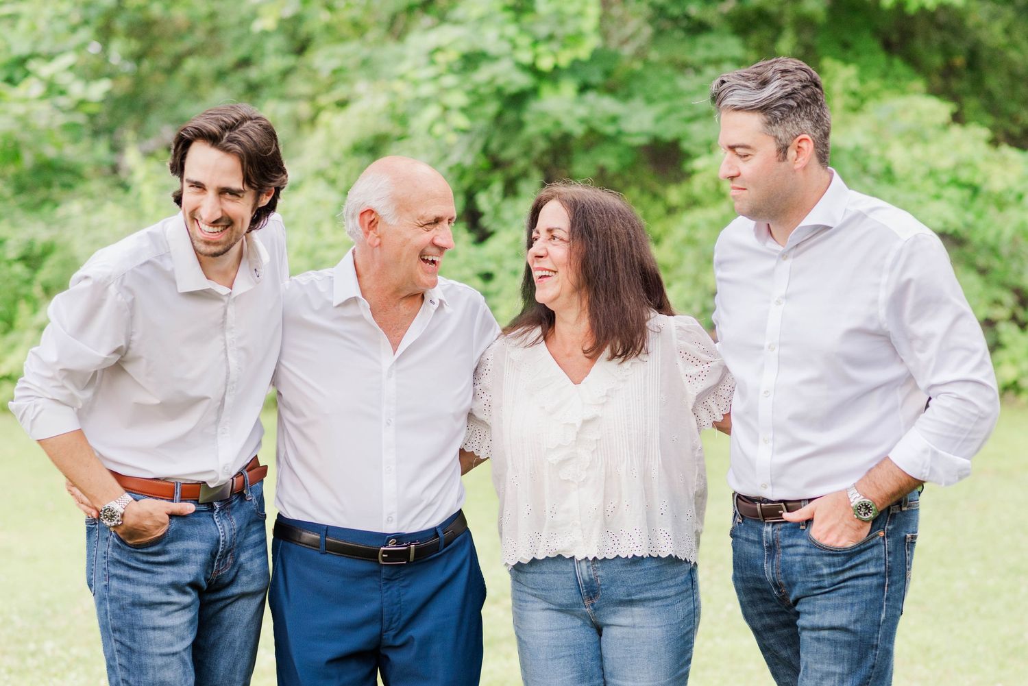 Family photo in Johnstown, Pennsylvania
