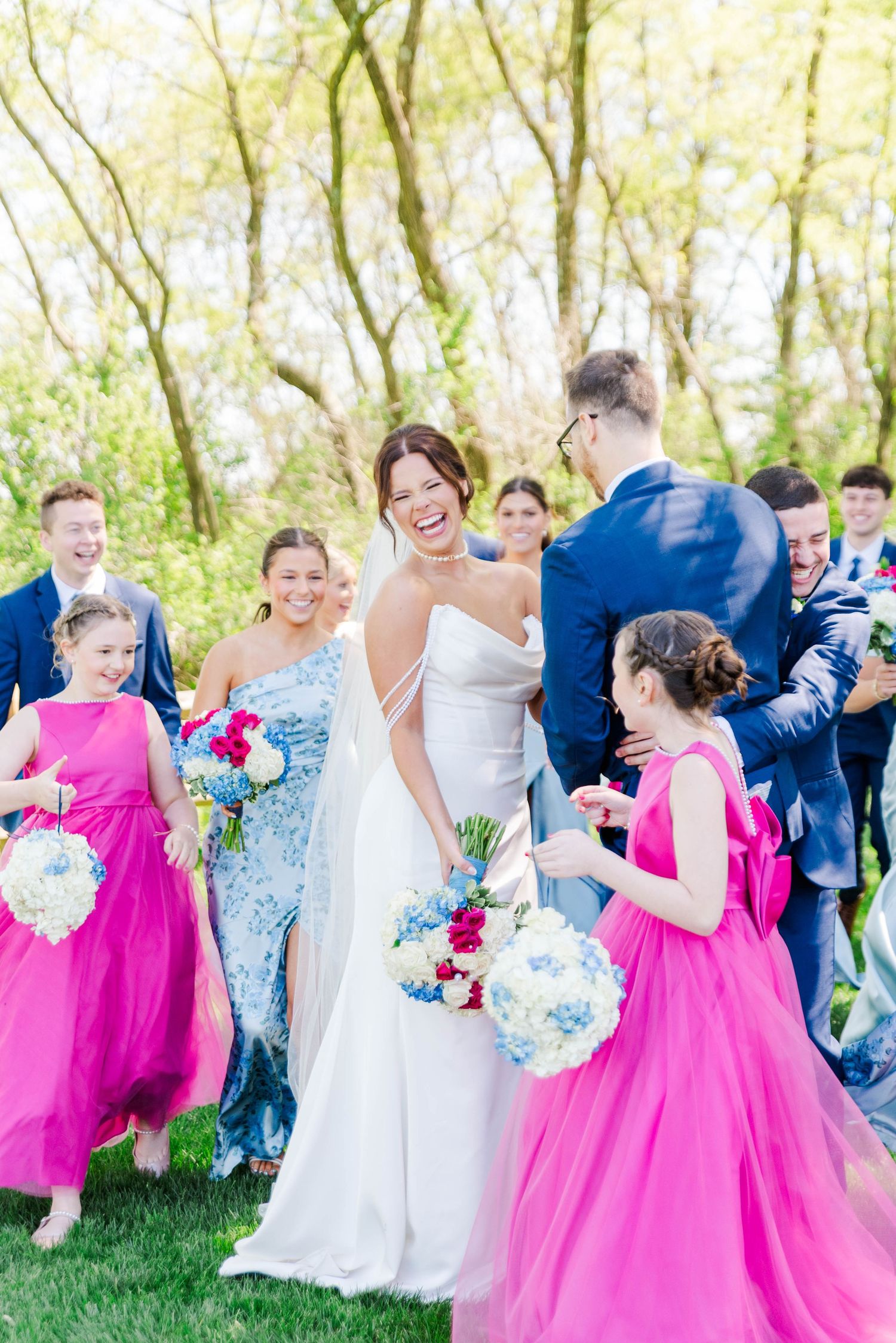 Bridal party at the Willow in Johnstown, Pennsylvania