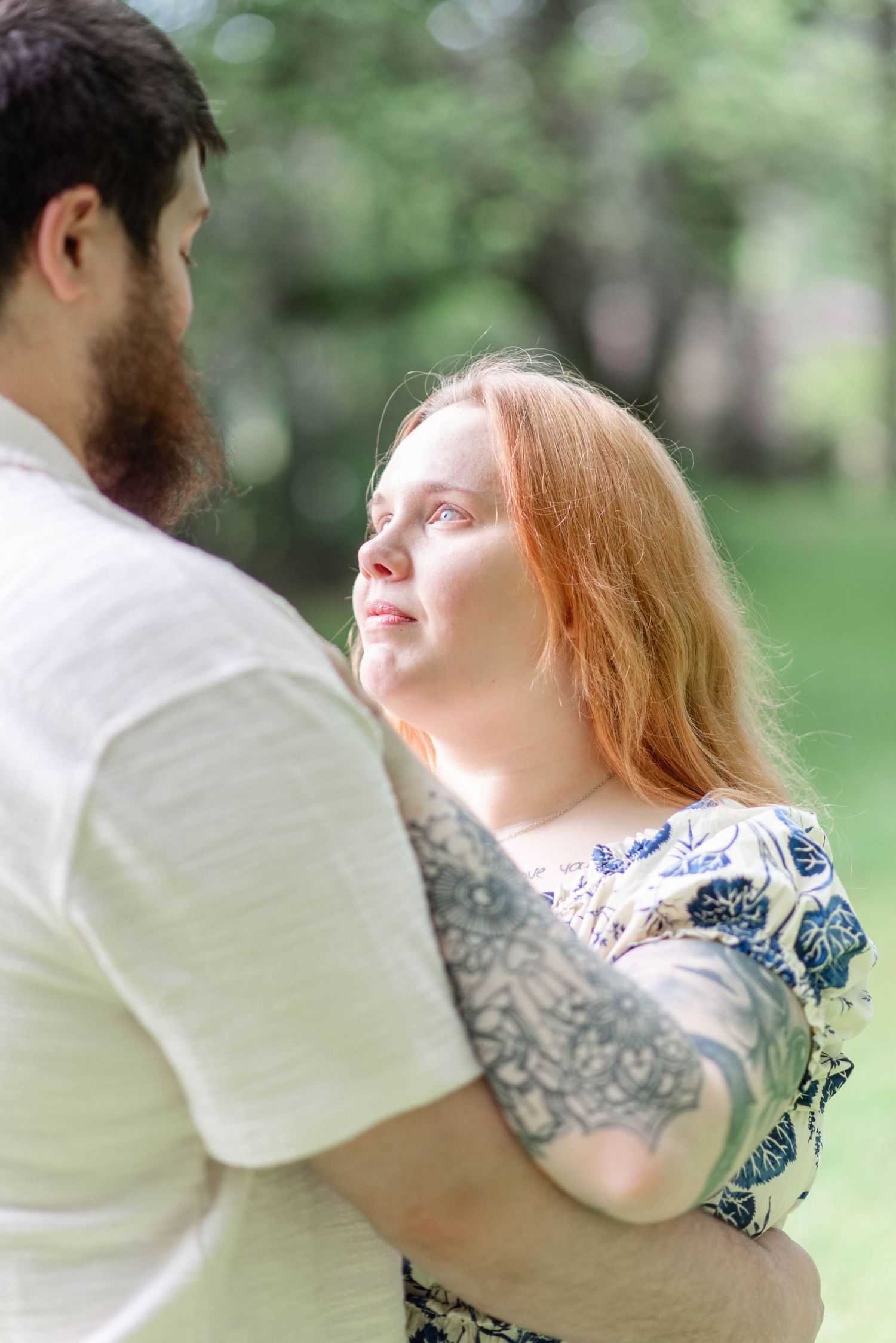 Engagement photo in Johnstown, Pennsylvania