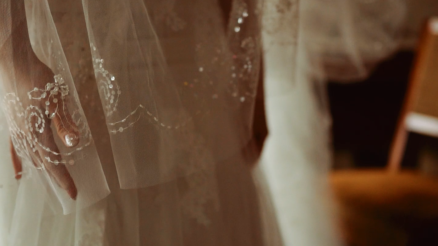 Bride getting ready captured by Singapore wedding videographer