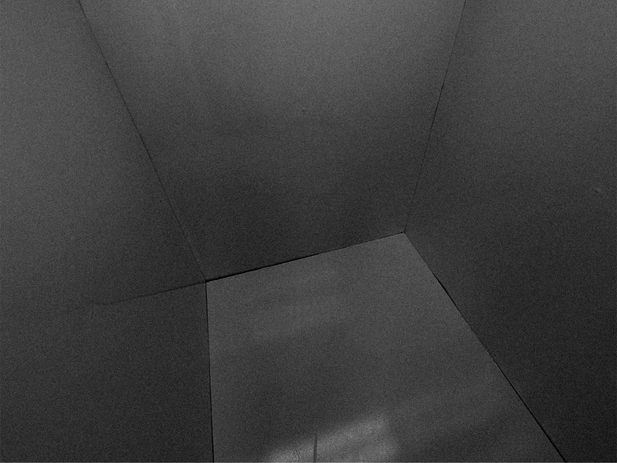 Inside a premium high-angle photobooth.