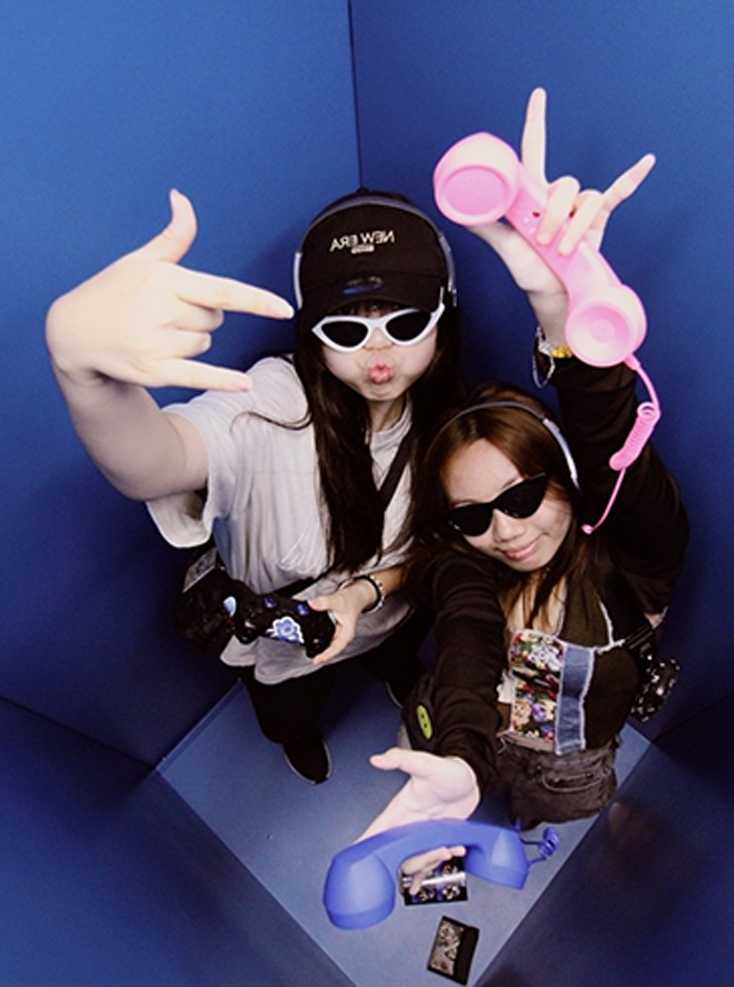 Self-serve high-angle photobooth print strip at Cool Room Studio Eastwood