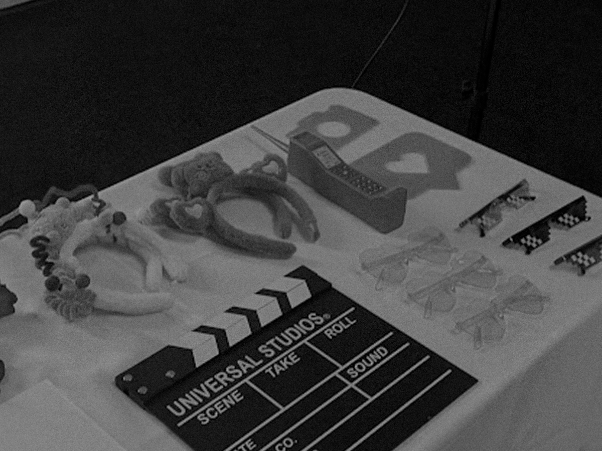 Props provided by Cool Room Studio.