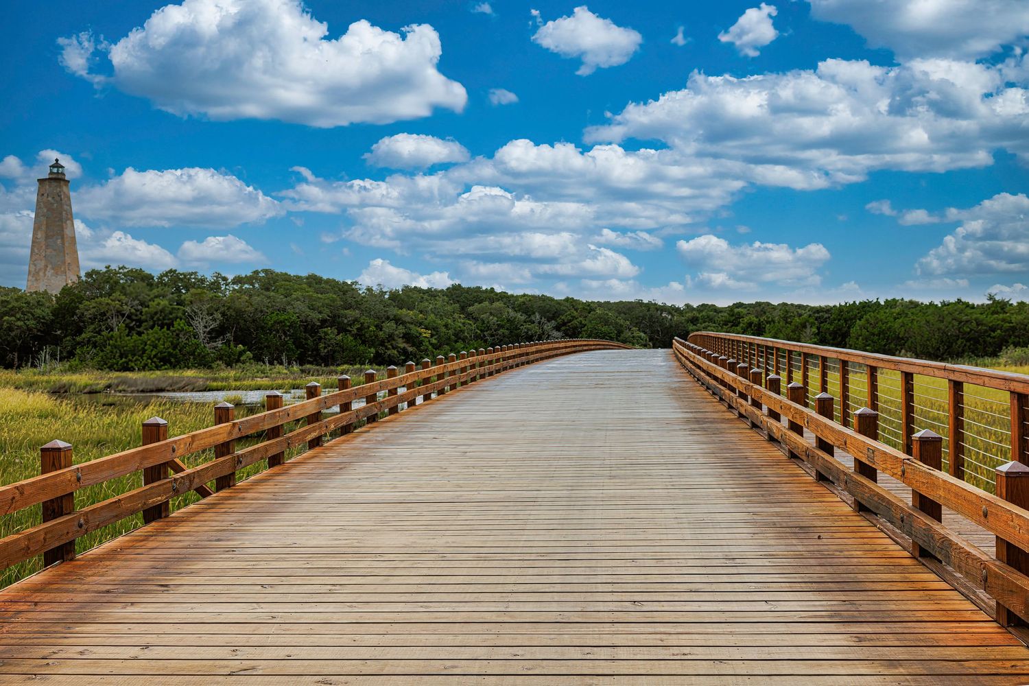 Landscape photography capturing open bridge perspective for environmental storytelling and visual composition study