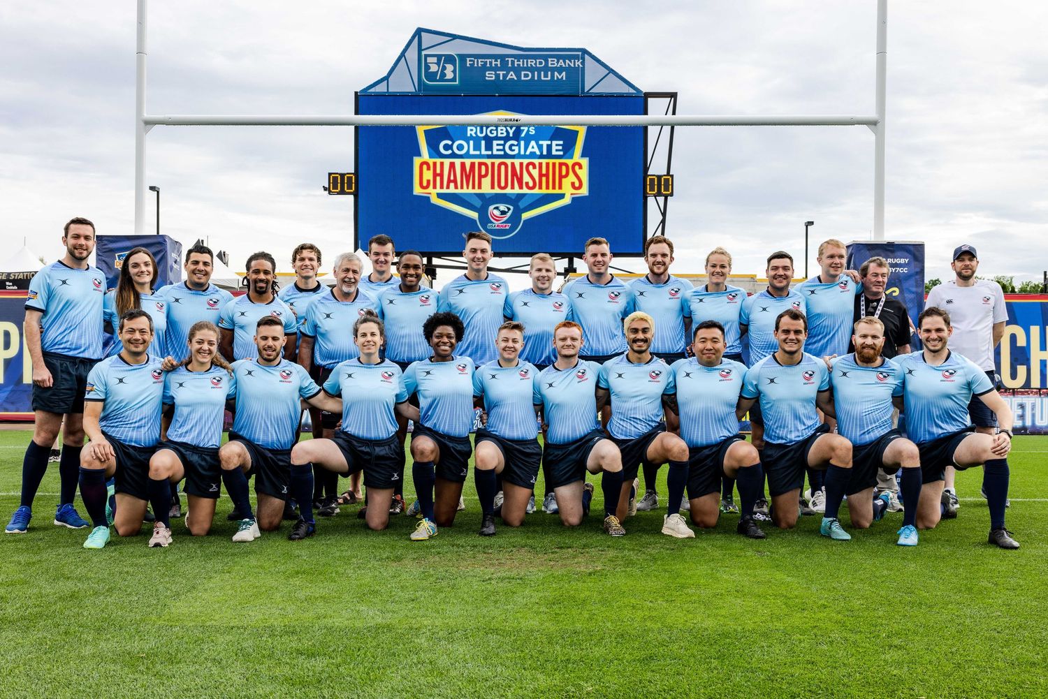 Team sports photography capturing referee group portrait for event branding, media, and organization identity