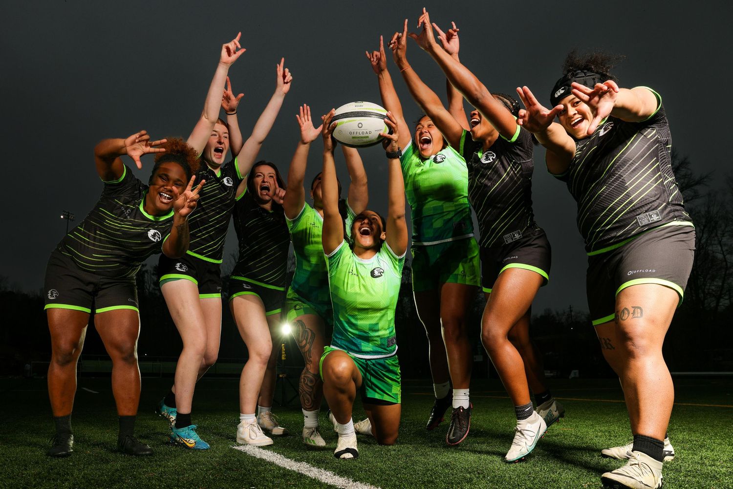 Team sports photography capturing group energy and synchronized movement for athlete branding and team identity visuals