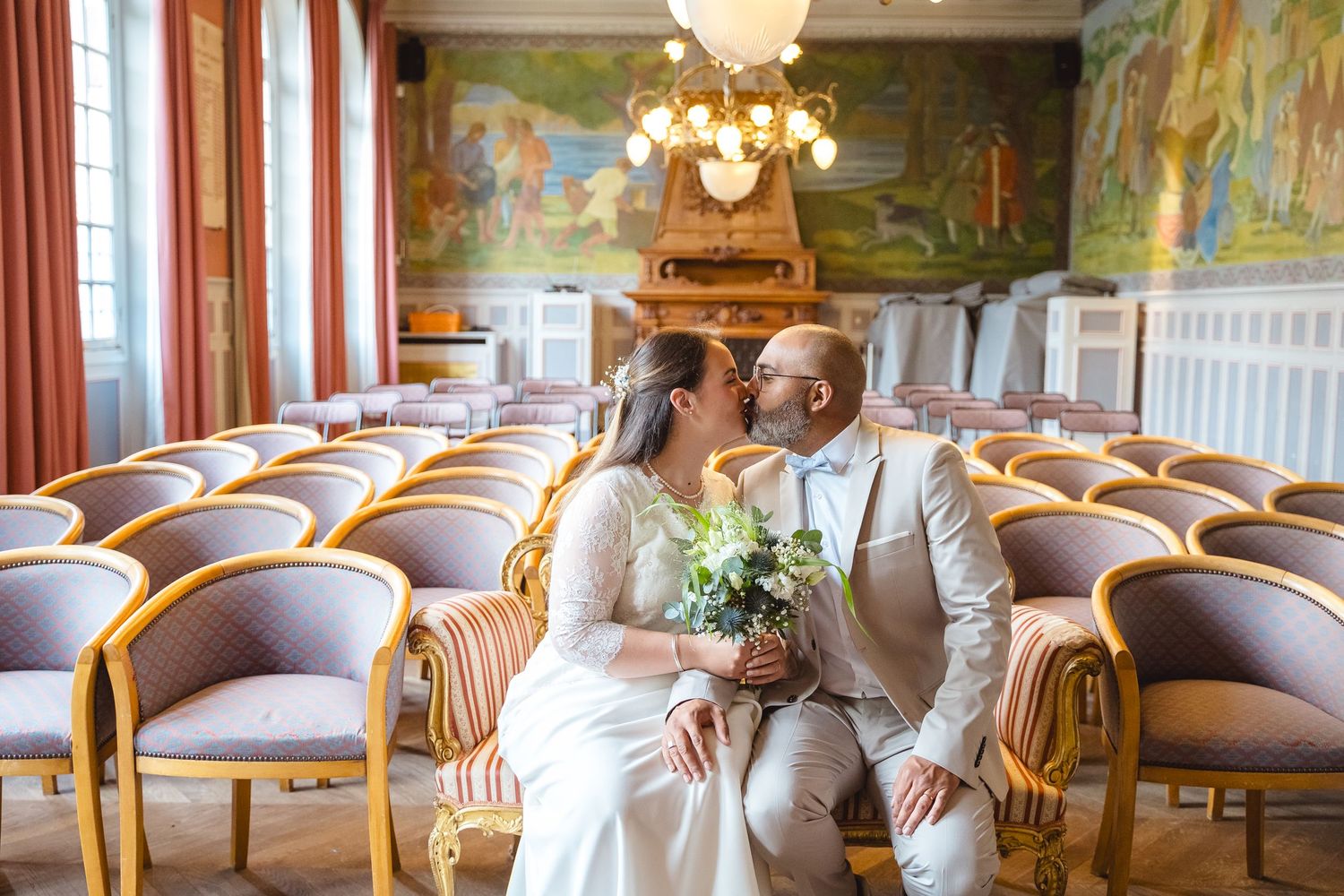 Photographe mariage  photographe mariage paris  mairie val d'oise