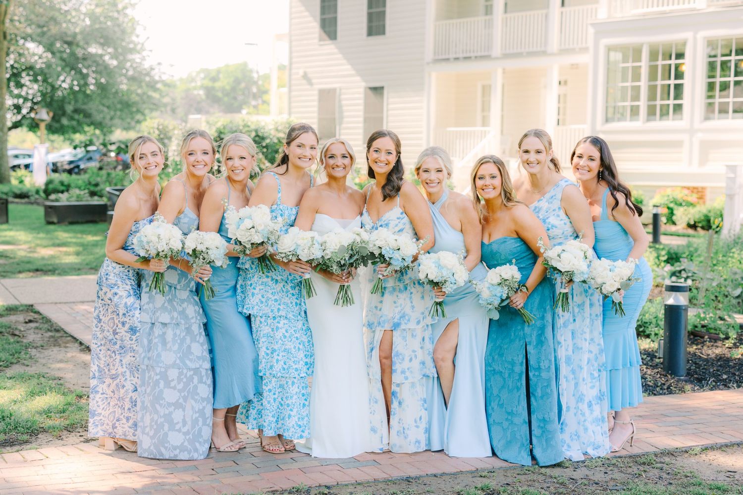 Maryland wedding party hair and makeup