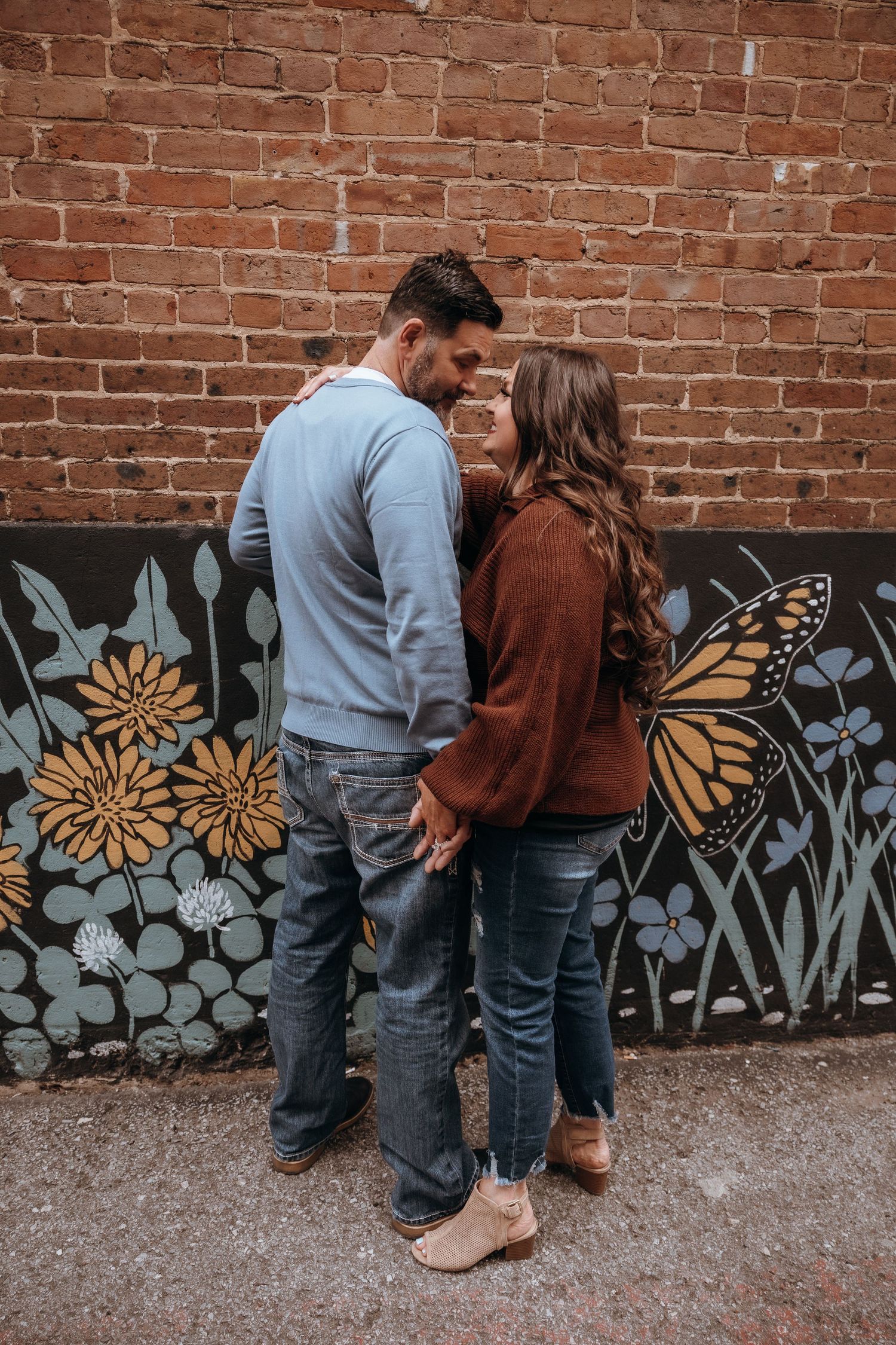 Engagement Shoot in Downtown Mckinney, TX