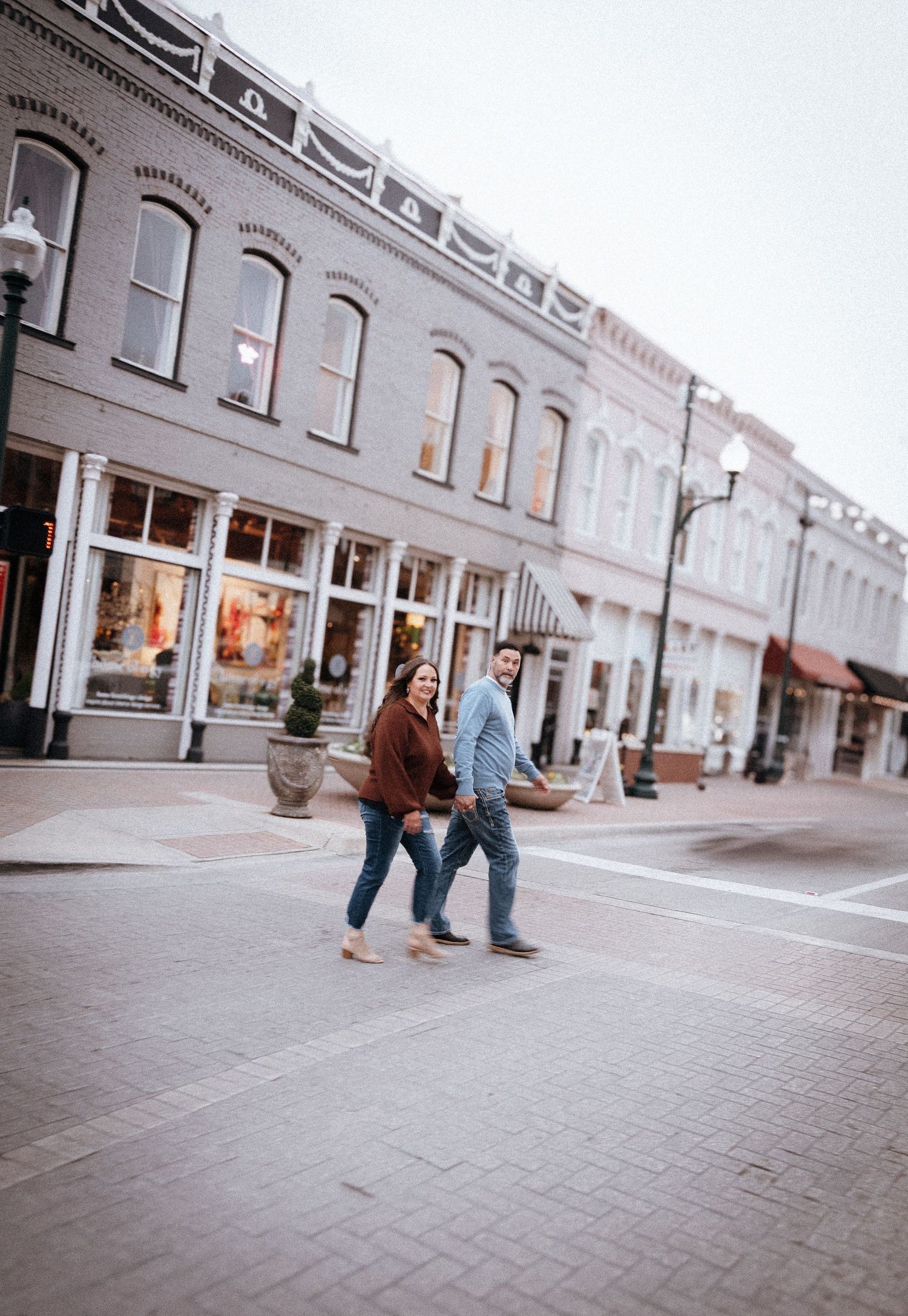 Engagement Shoot in Downtown Mckinney, TX