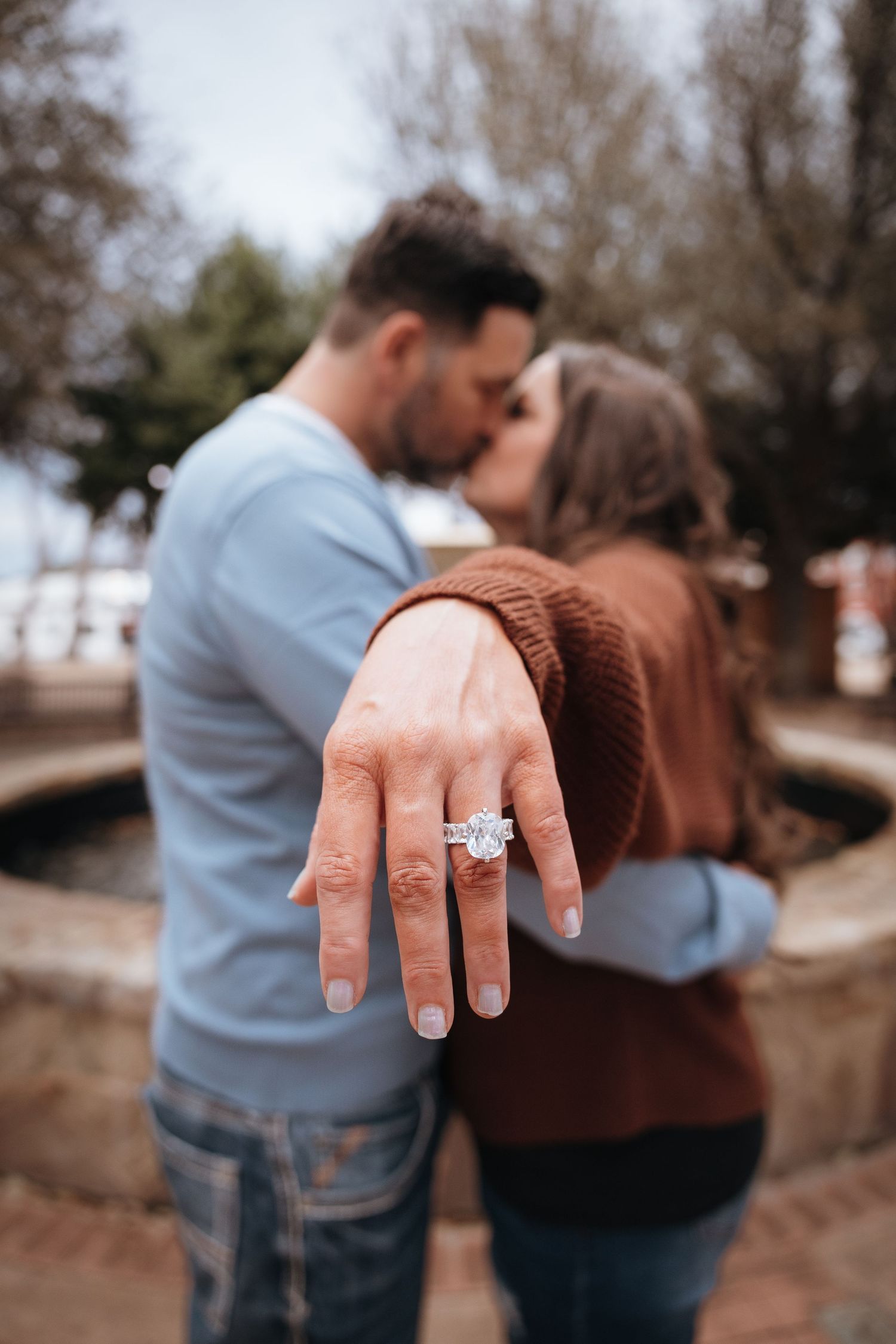 Engagement Shoot in Downtown Mckinney, TX