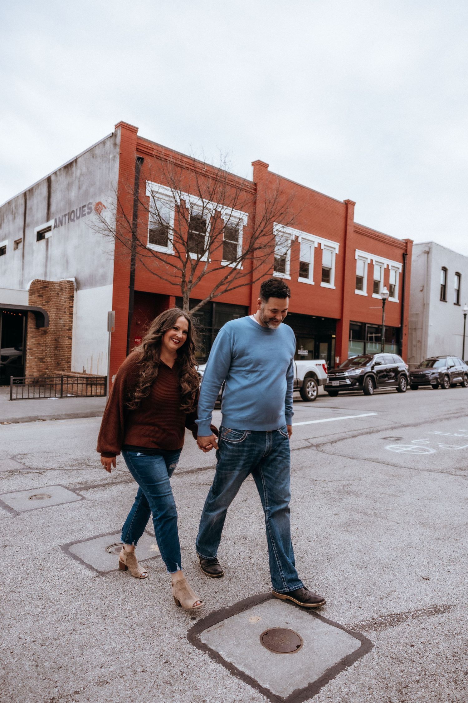 Engagement Shoot in Downtown Mckinney, TX