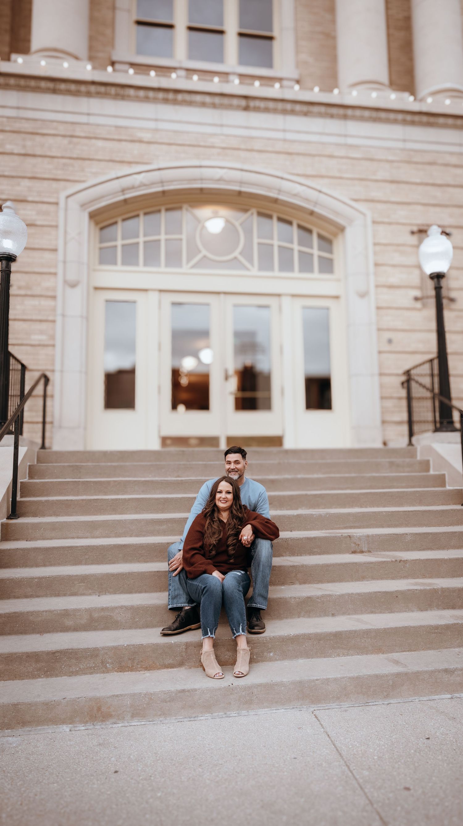 Engagement Shoot in Downtown Mckinney, TX