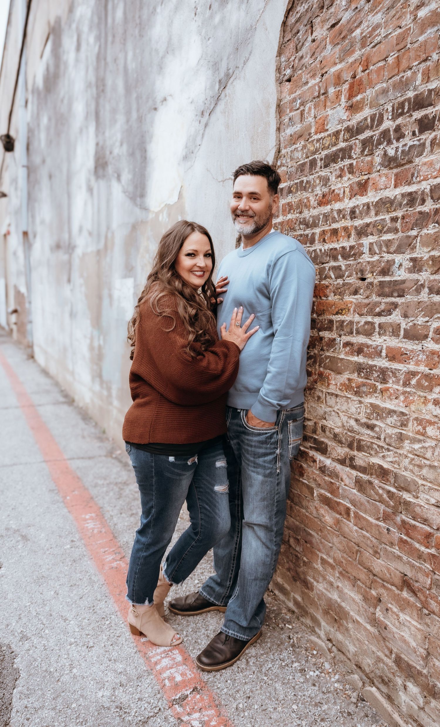 Engagement Shoot in Downtown Mckinney, TX