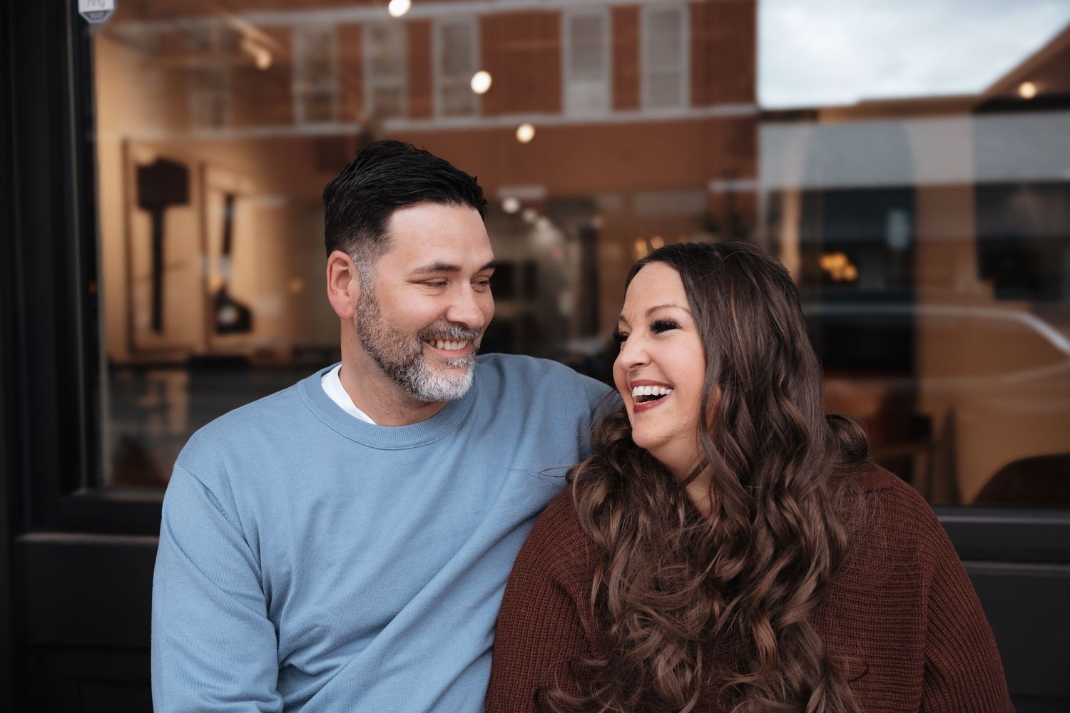 Engagement Shoot in Downtown Mckinney, TX