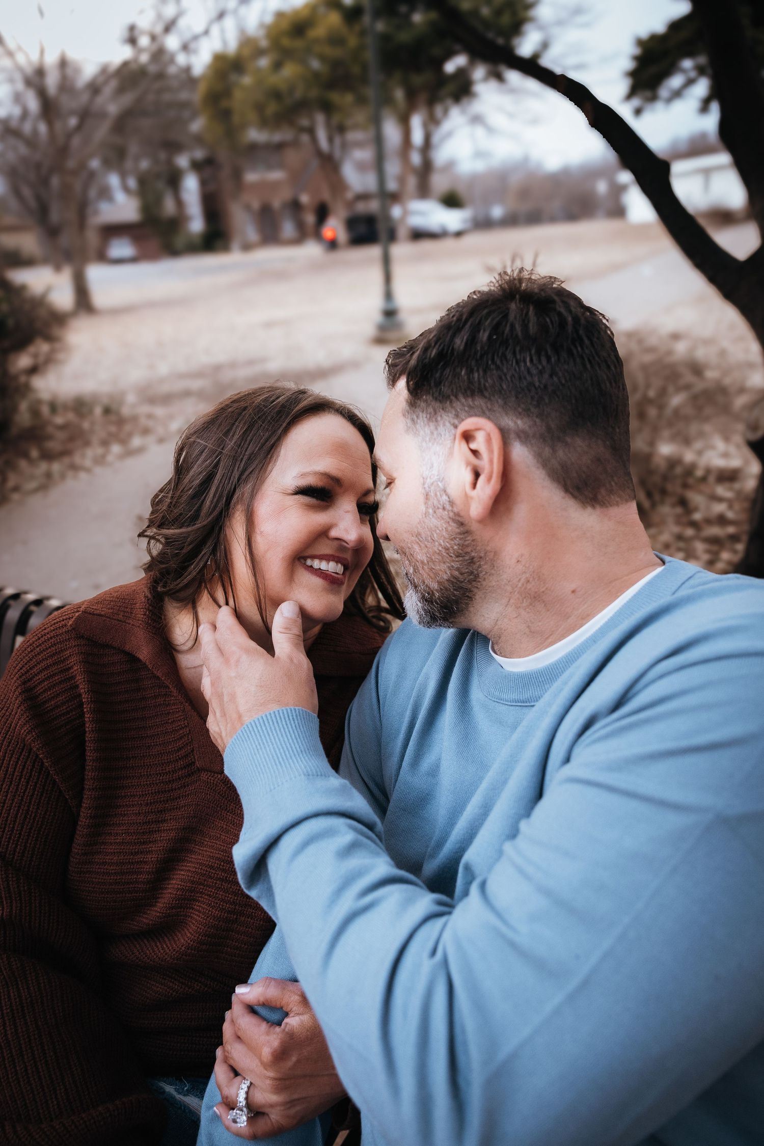 Engagement Shoot in Downtown Mckinney, TX