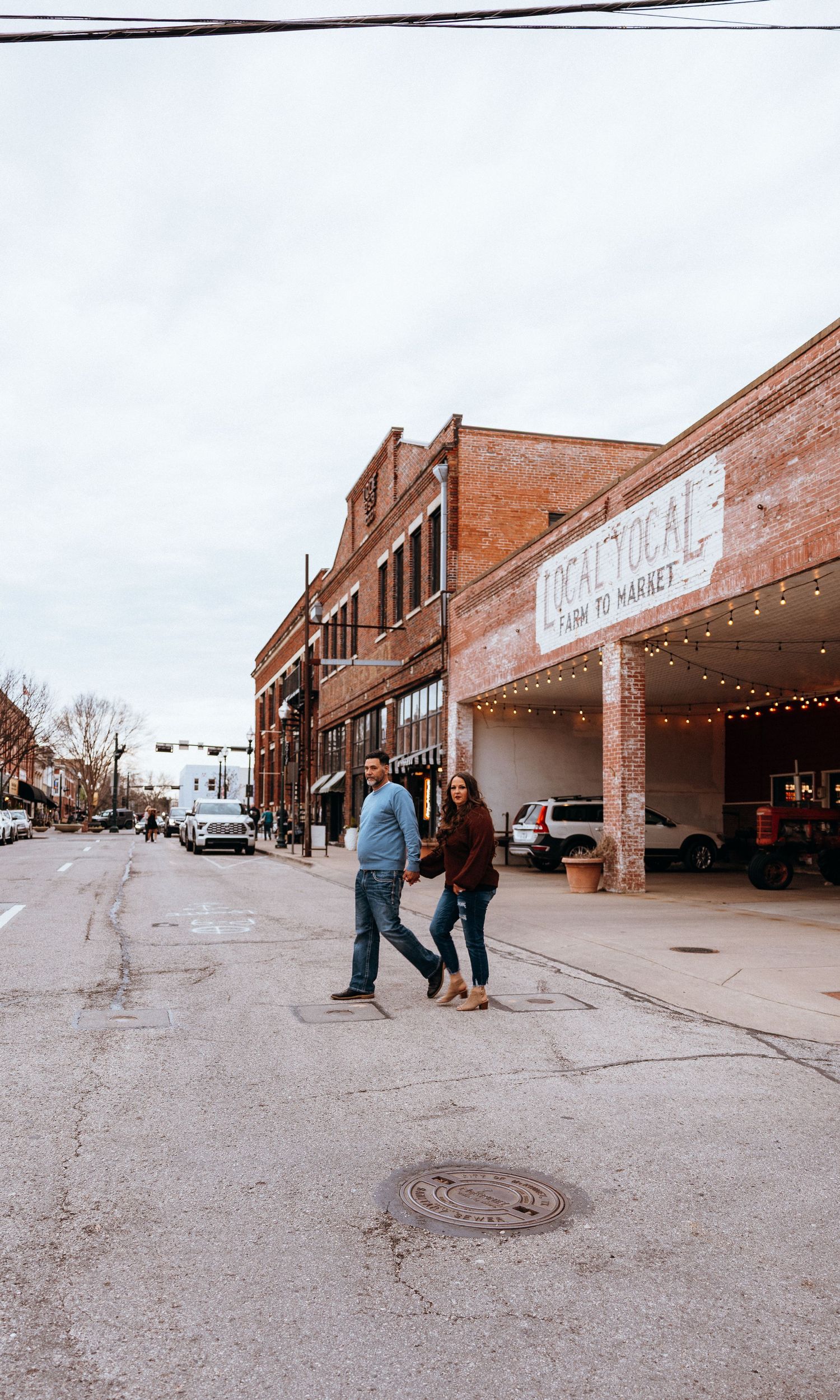 Engagement Shoot in Downtown Mckinney, TX