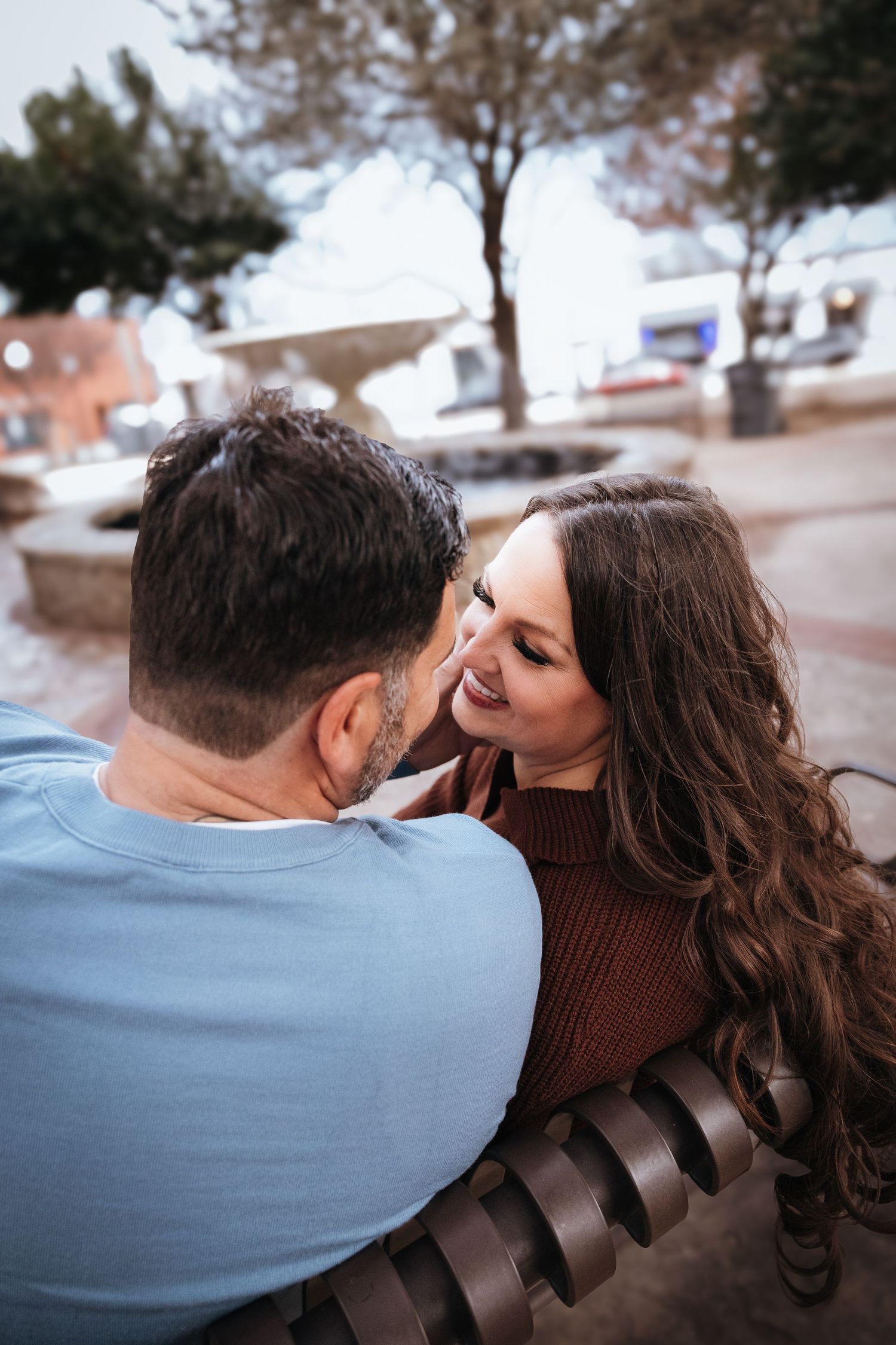 Engagement Shoot in Downtown Mckinney, TX