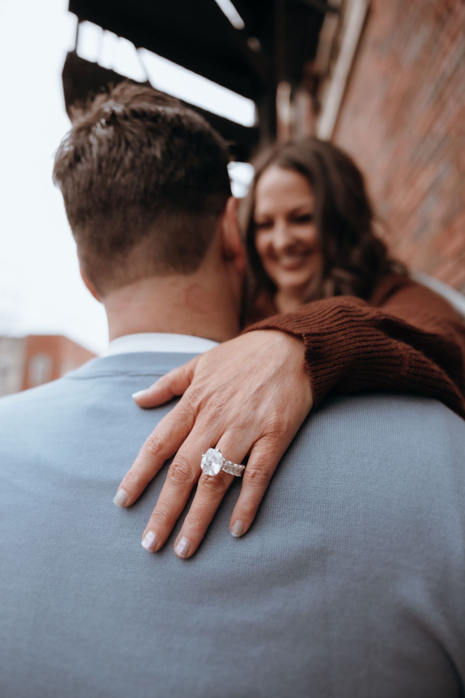 Engagement Shoot in Downtown Mckinney, TX