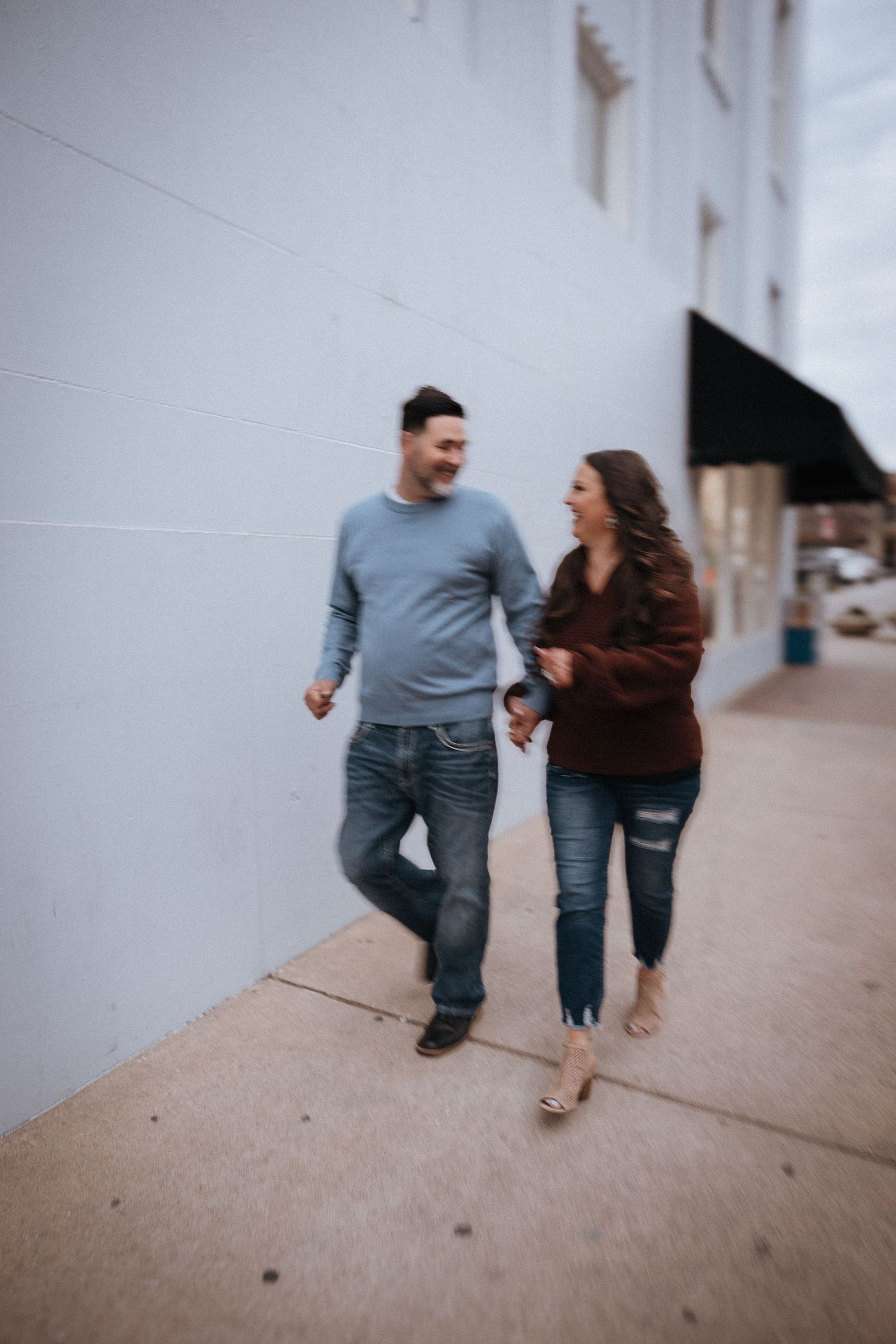 Engagement Shoot in Downtown Mckinney, TX