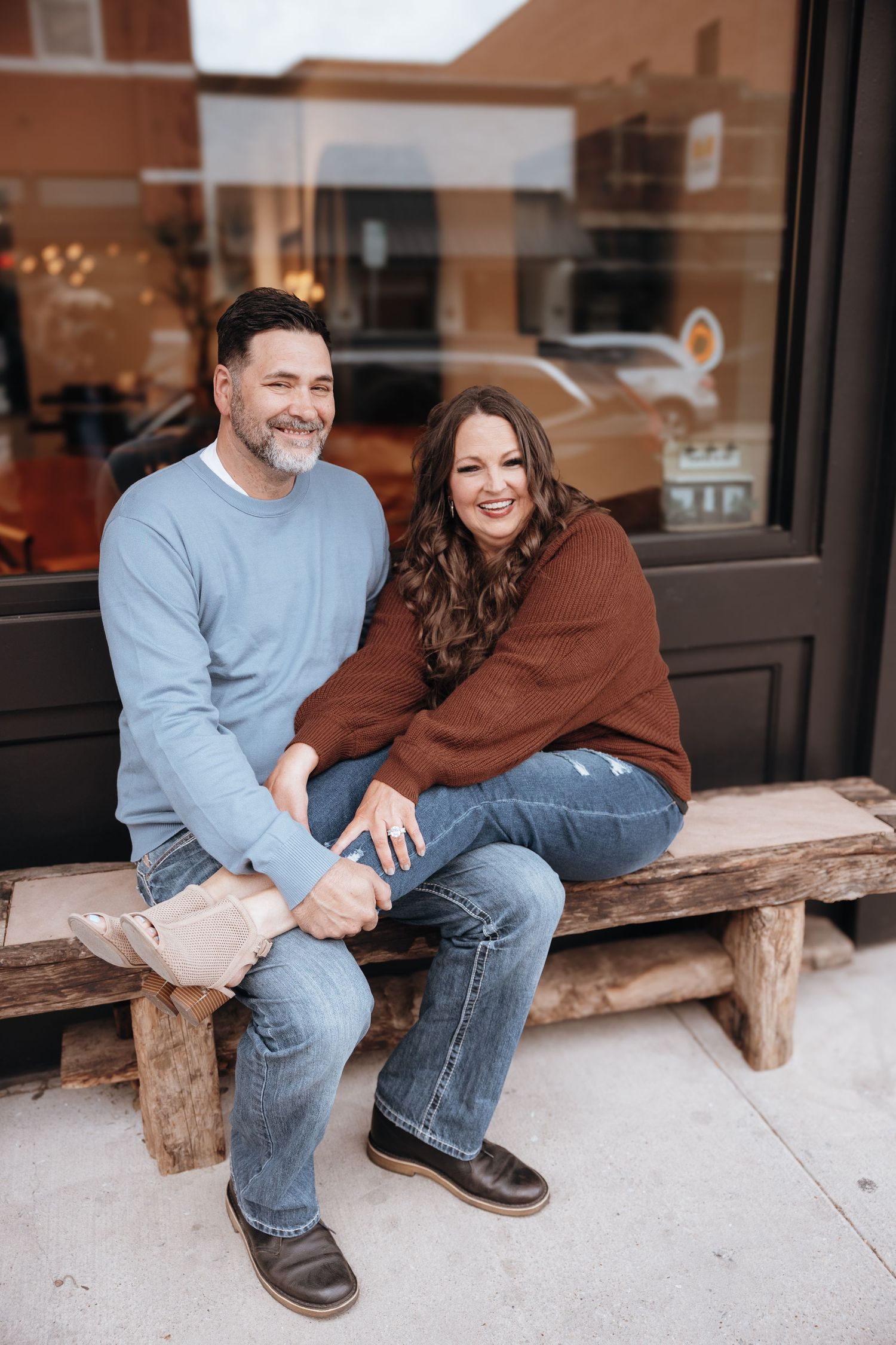Engagement Shoot in Downtown Mckinney, TX